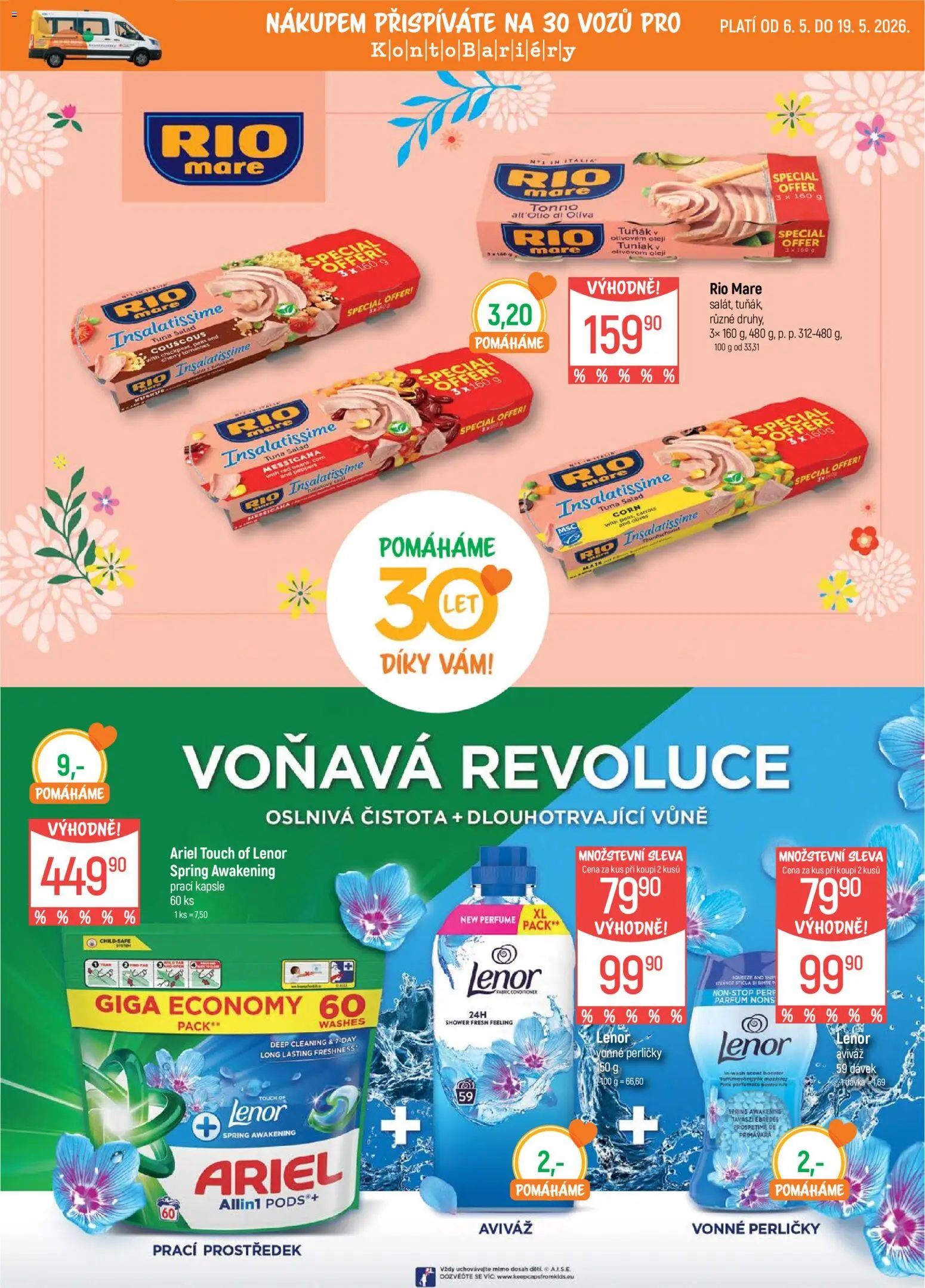 Globus leták - Plzeň od 06.05.2026 | Strana: 25 | Produkty: Aviváž, Prací prostředek, Kapsle, Ariel