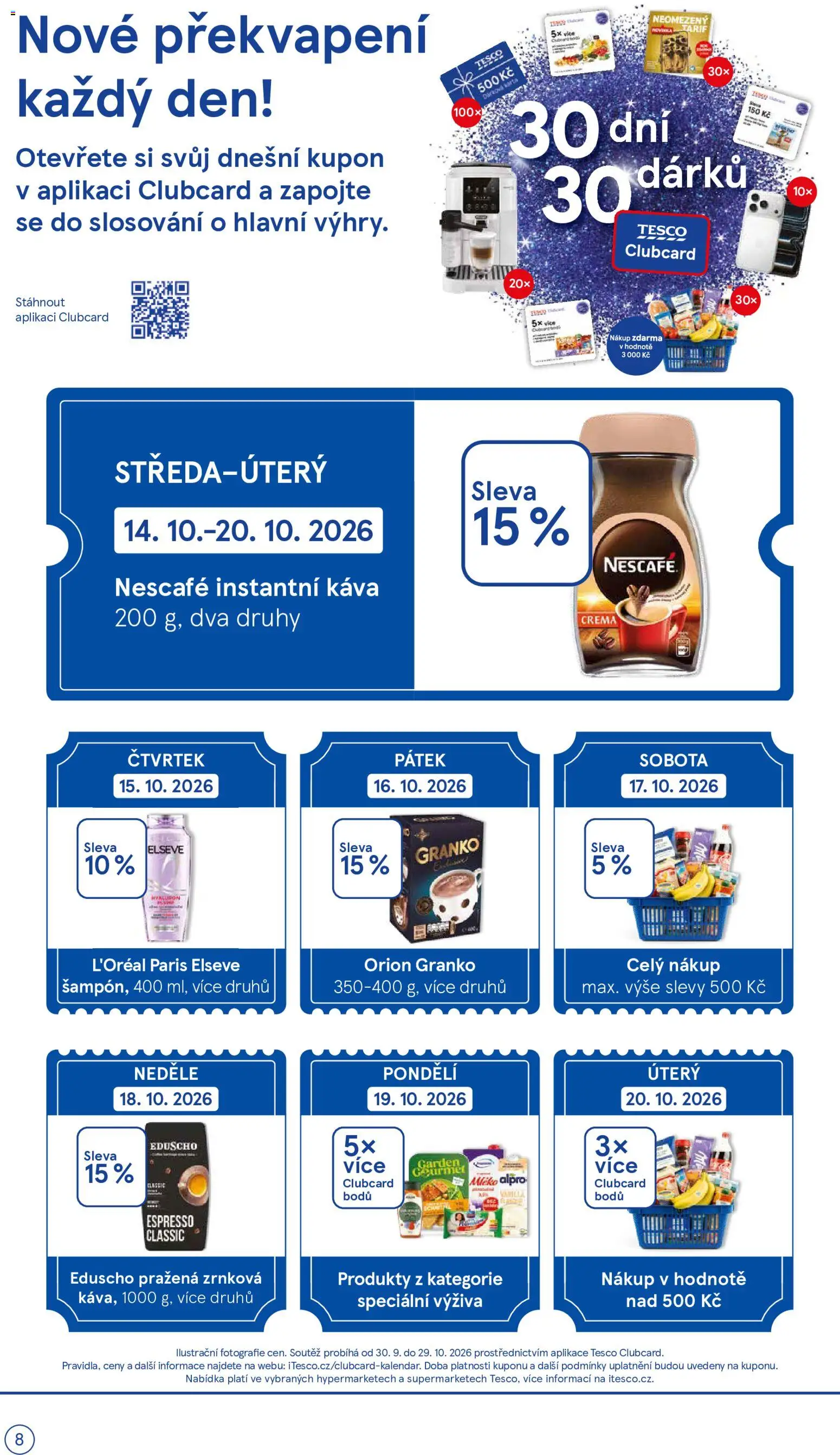 Tesco leták - Hypermarket od 14.10.2026 | Strana: 8