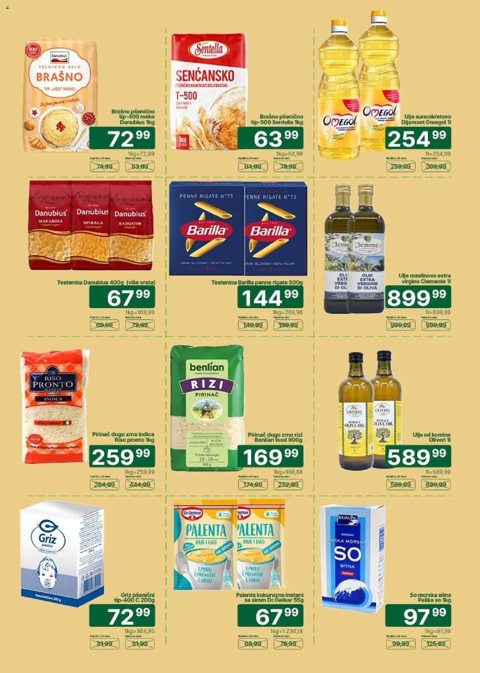 Univerexport katalog - važi od 25.05.2026 | Strana: 13 | Proizvode: Testenina, Pronto, Ulje, Pirinač