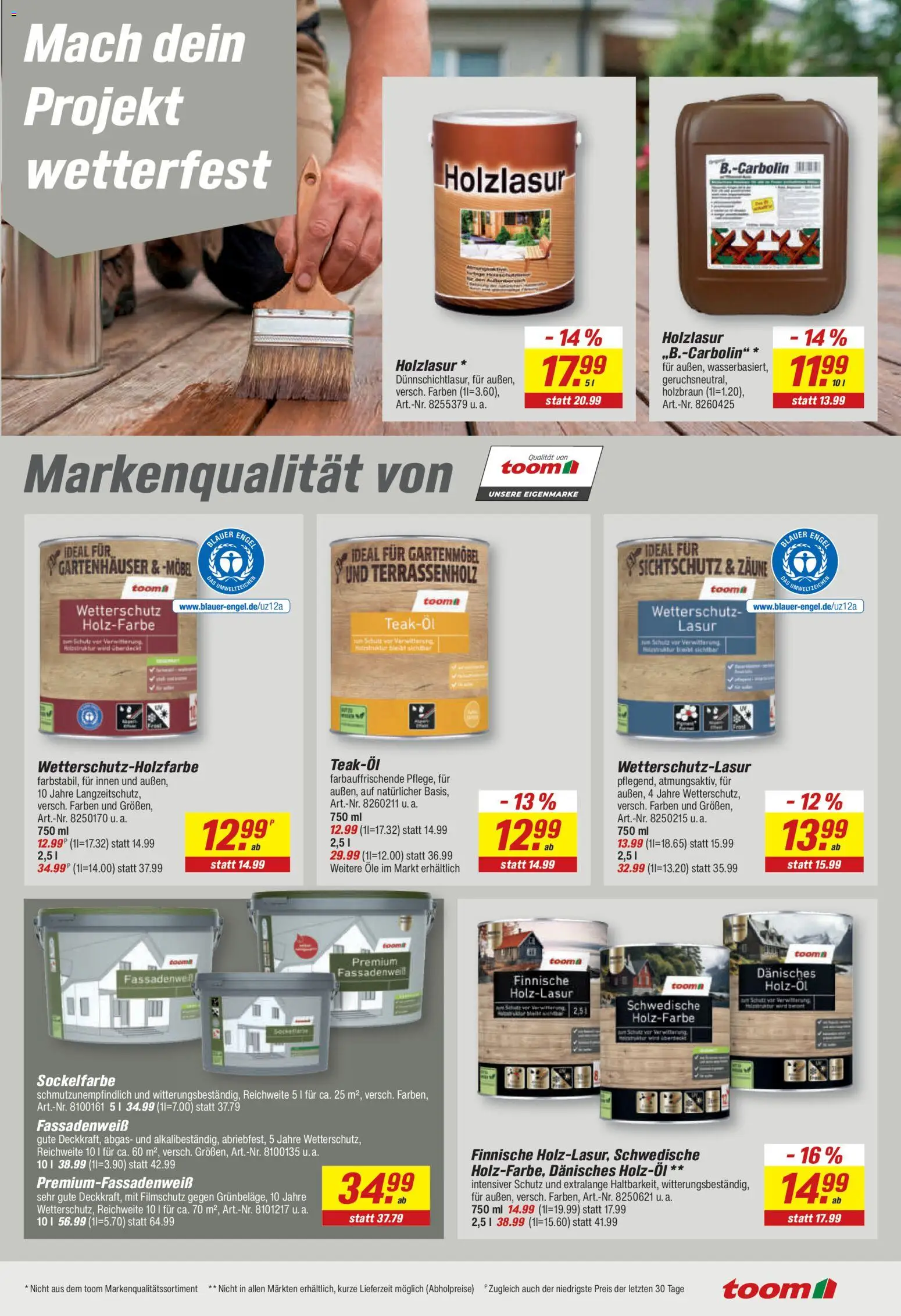 Toom Baumarkt Prospekt – gültig ab 14.09.2026 | Seite: 17