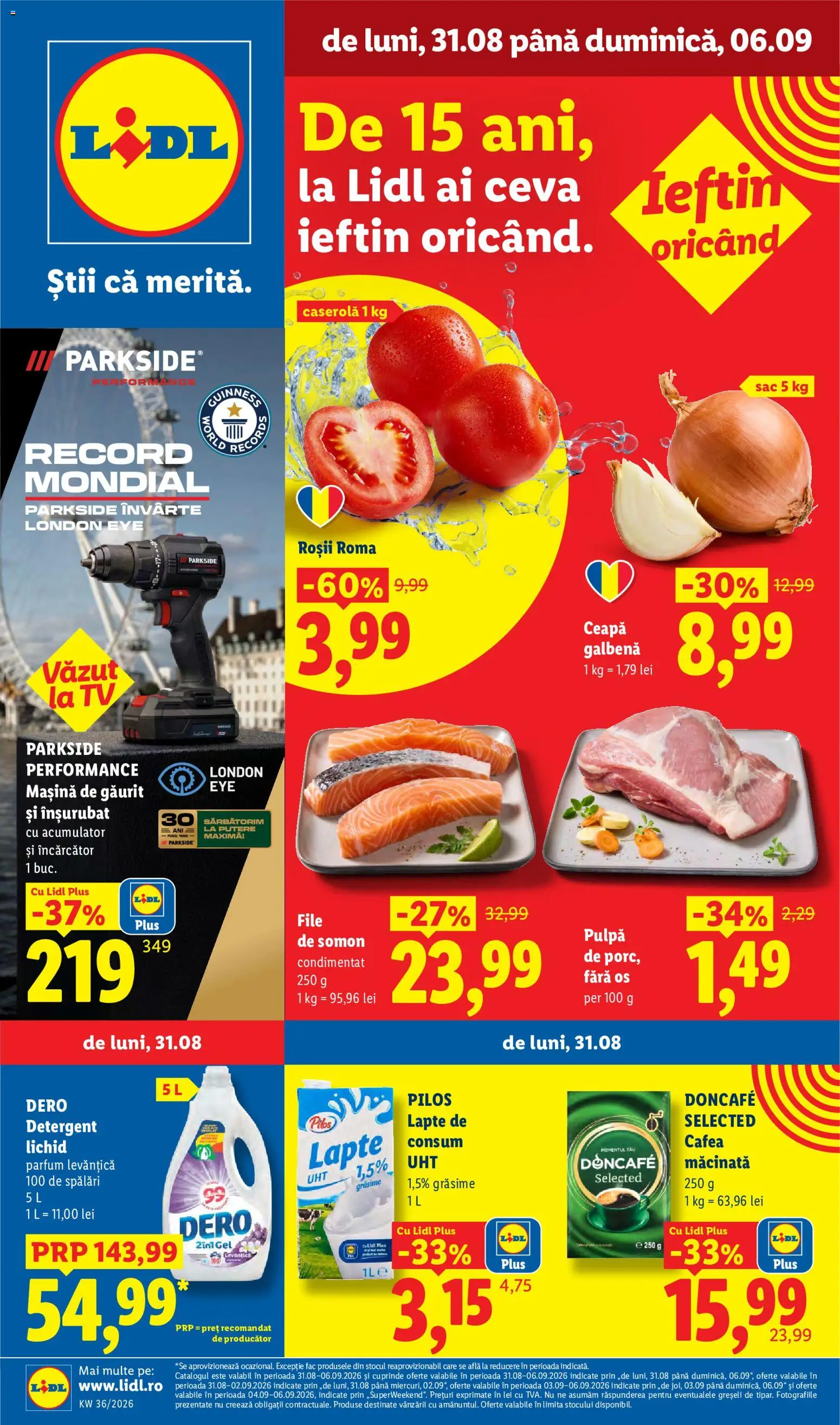 Noul catalog Lidl – valabil de la 31.08.2026 | Pagină: 1