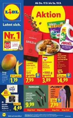 Lidl - Flugblatt ab 17.09.2026 gültig