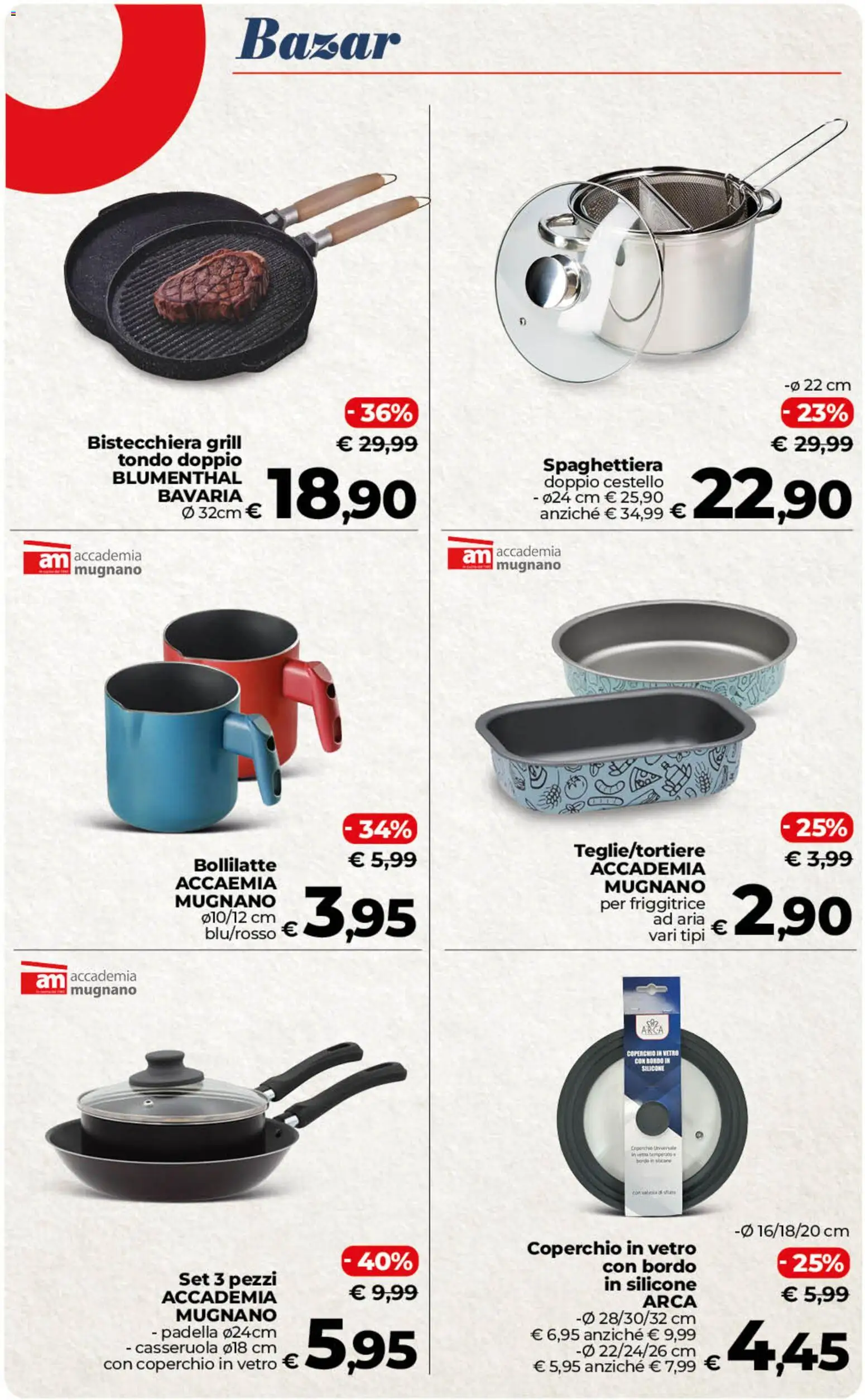 Volantino COOP del 23/10/2026 | Pagina: 43 | Prodotti: Friggitrice ad aria, Coperchio, Bistecchiera, Friggitrice
