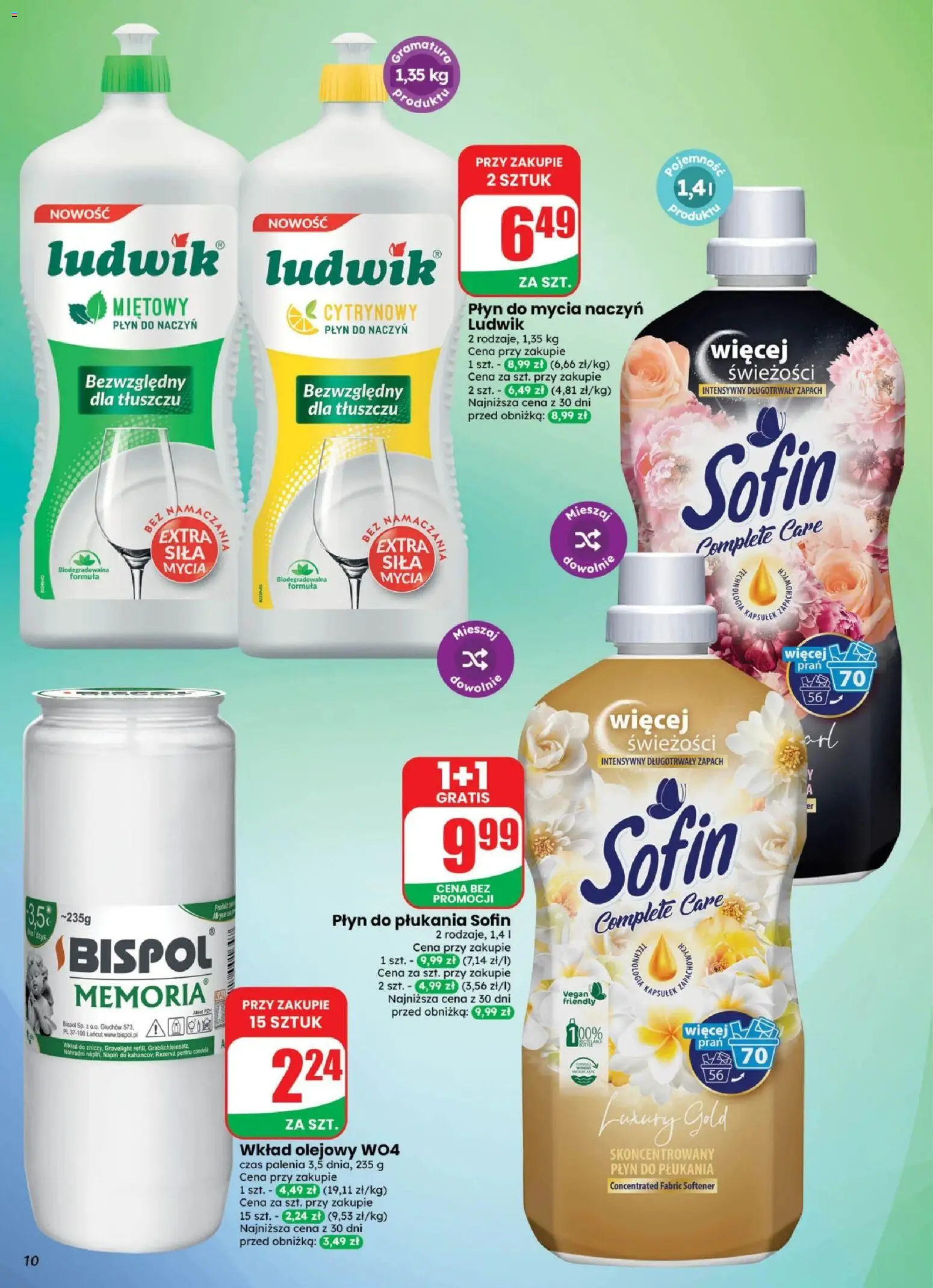 Dino gazetka - Weekendowe Okazje od 21.08.2026 | Strona: 10 | Produkty: Płyn do płukania, Zapach, Płyn do mycia naczyń