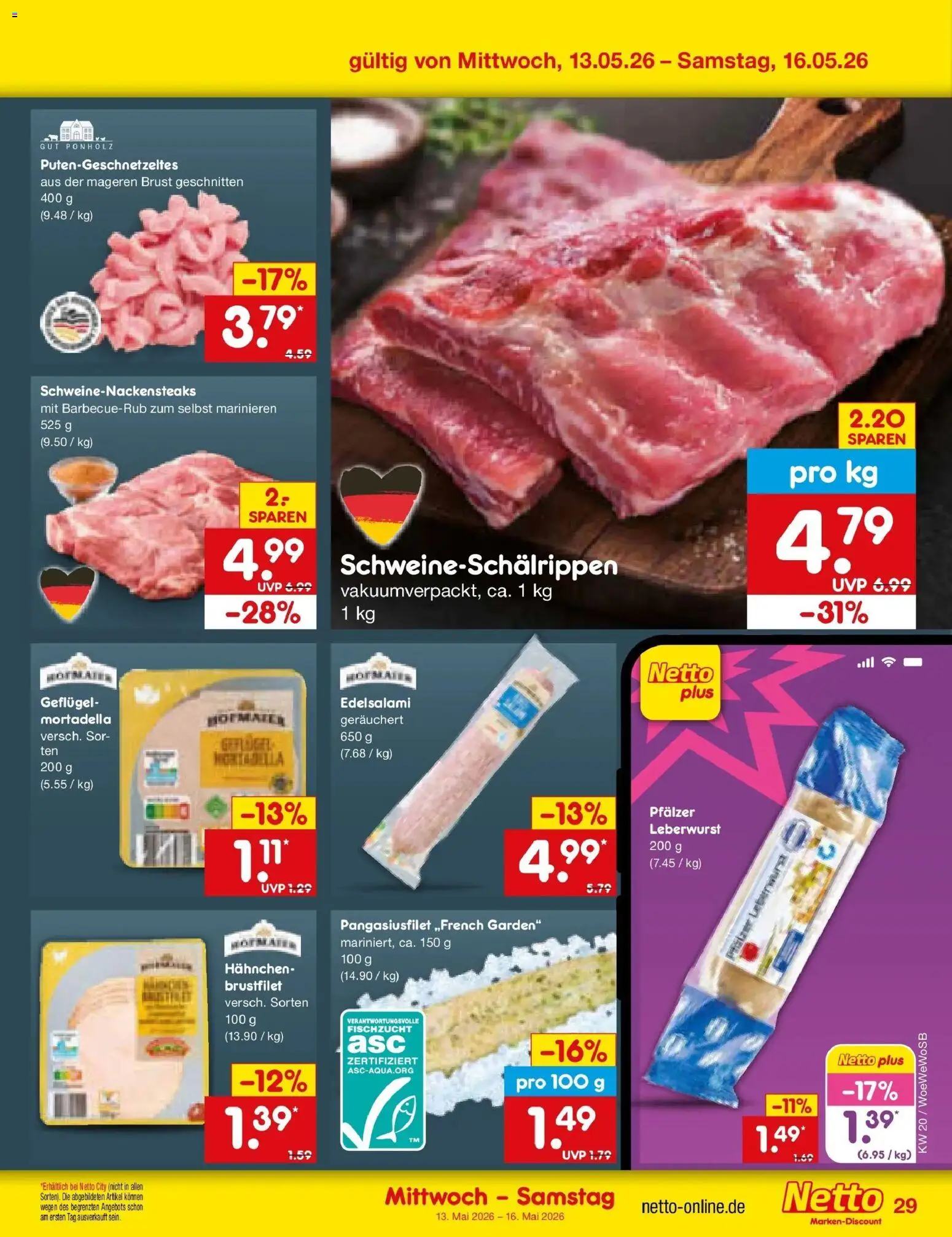 Netto Marken-Discount Prospekt Katzweiler	 – gültig ab 10.05.2026 | Seite: 38 | Produkte: Hahnchen