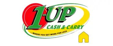 1UP Cash & Carry logo