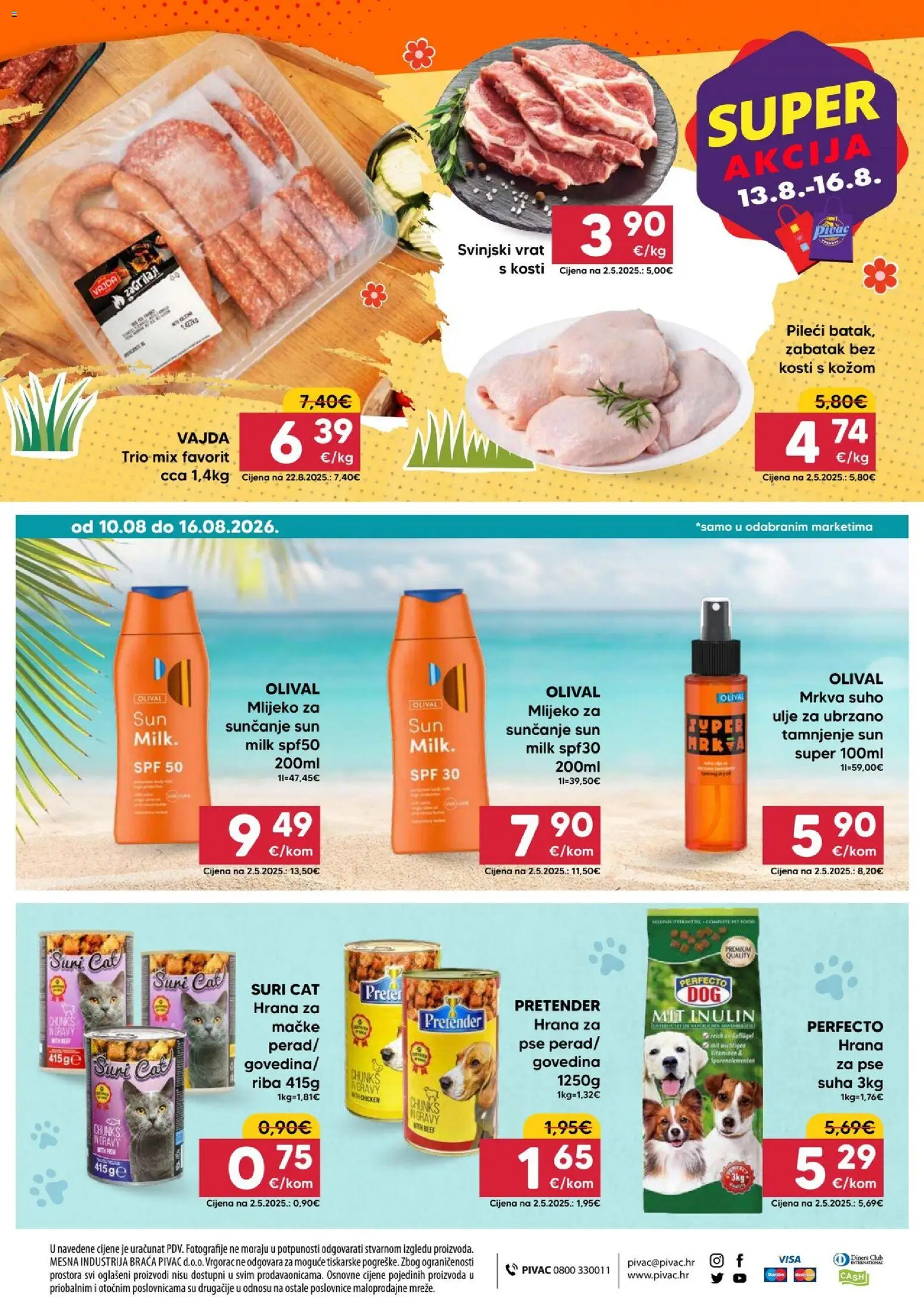 Pivac katalog | vrijedi od 10.08.2026 | Stranica: 16 | Proizvodi: Ulje, Riba, Govedina, Mrkva
