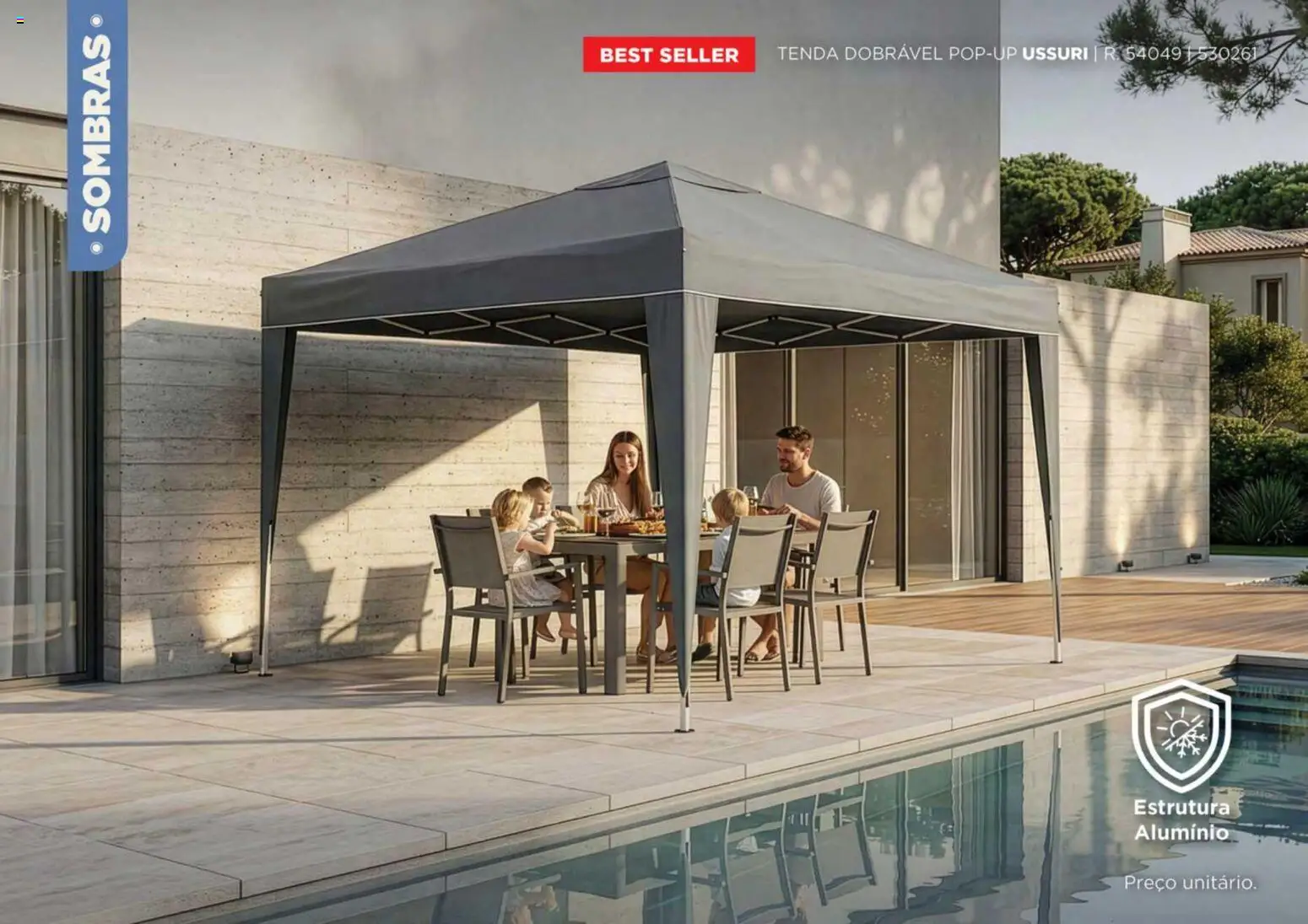 Espaço Casa folheto Ar Livre 2026 │ válido de 07.03.2026 | Página: 222 | Produtos: Tenda, Sombras