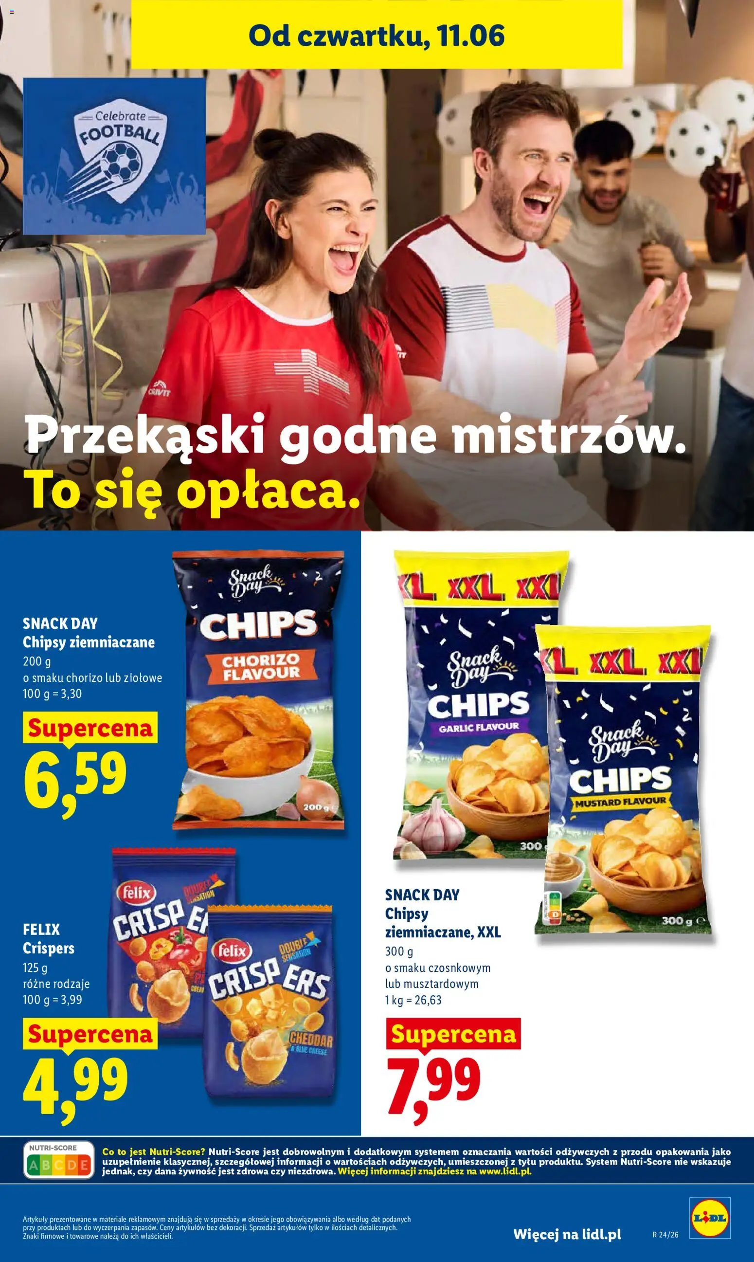 Lidl Polsko leták od 11.06.2026 | Strana: 77 | Produkty: Felix, Chipsy, Cheddar, Chorizo