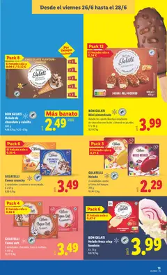 Vista previa BON GELATI Helado de chocolate y vainilla, Helado de chocolate y vainilla válido desde el 22.06.2026 | Página: 23