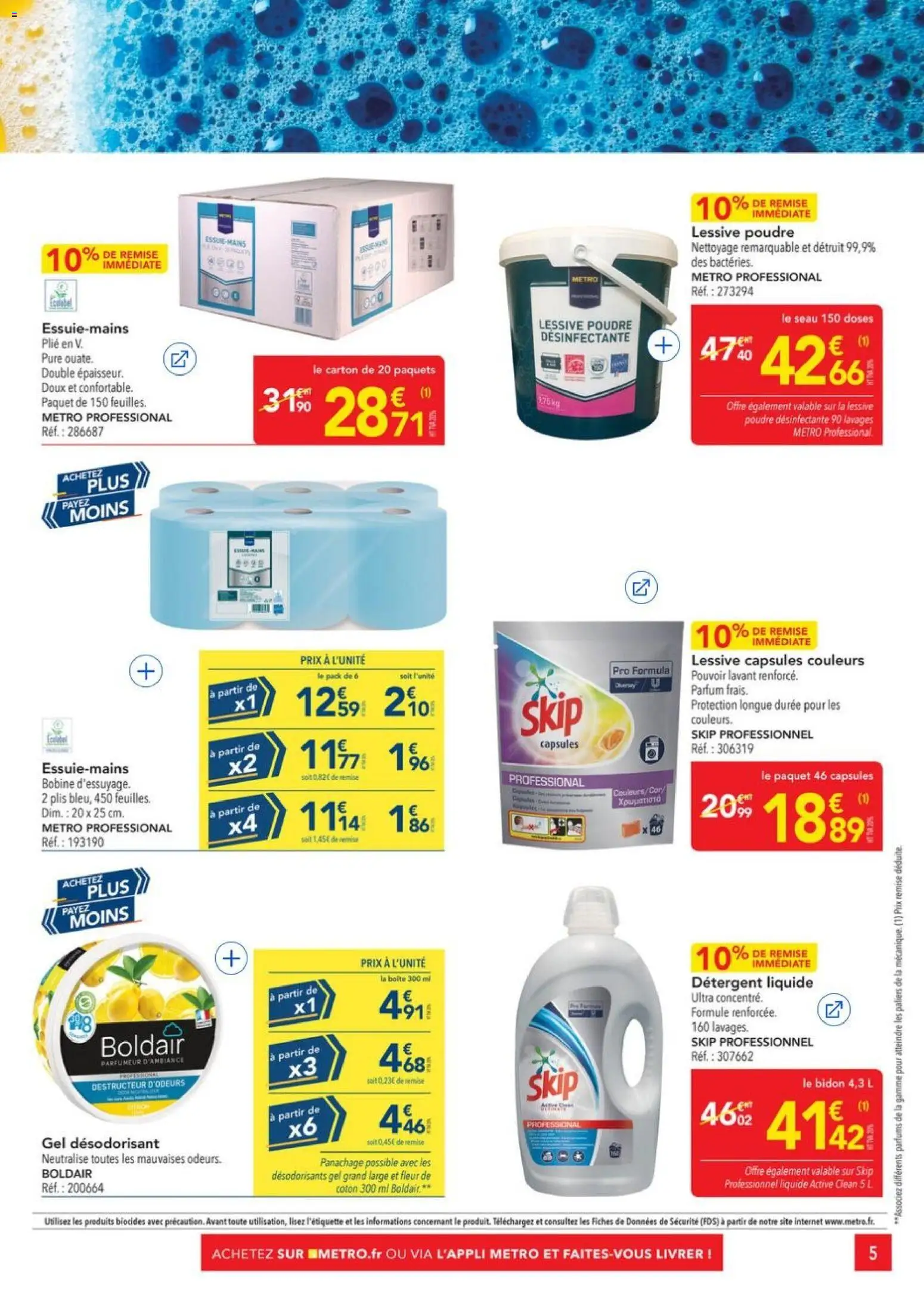 {H1} | Page: 5 | Produits: Coton, Parfum, Désodorisant, Lessive