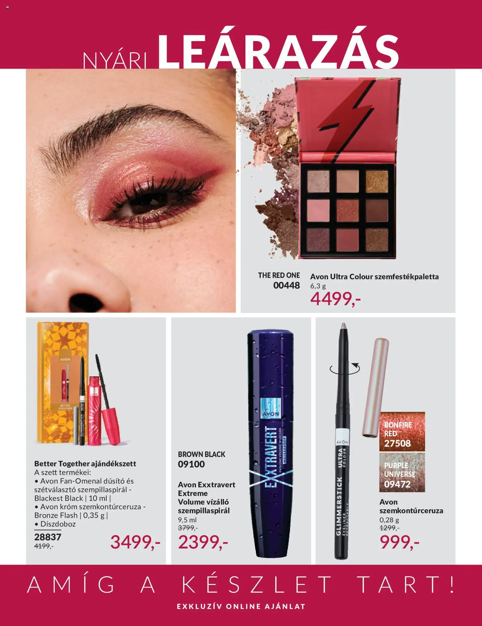 Avon akciós ujság - amely érvényes a következő dátumtól: 01.06.2026 | Oldal: 37 | Termékek: Szempillaspirál