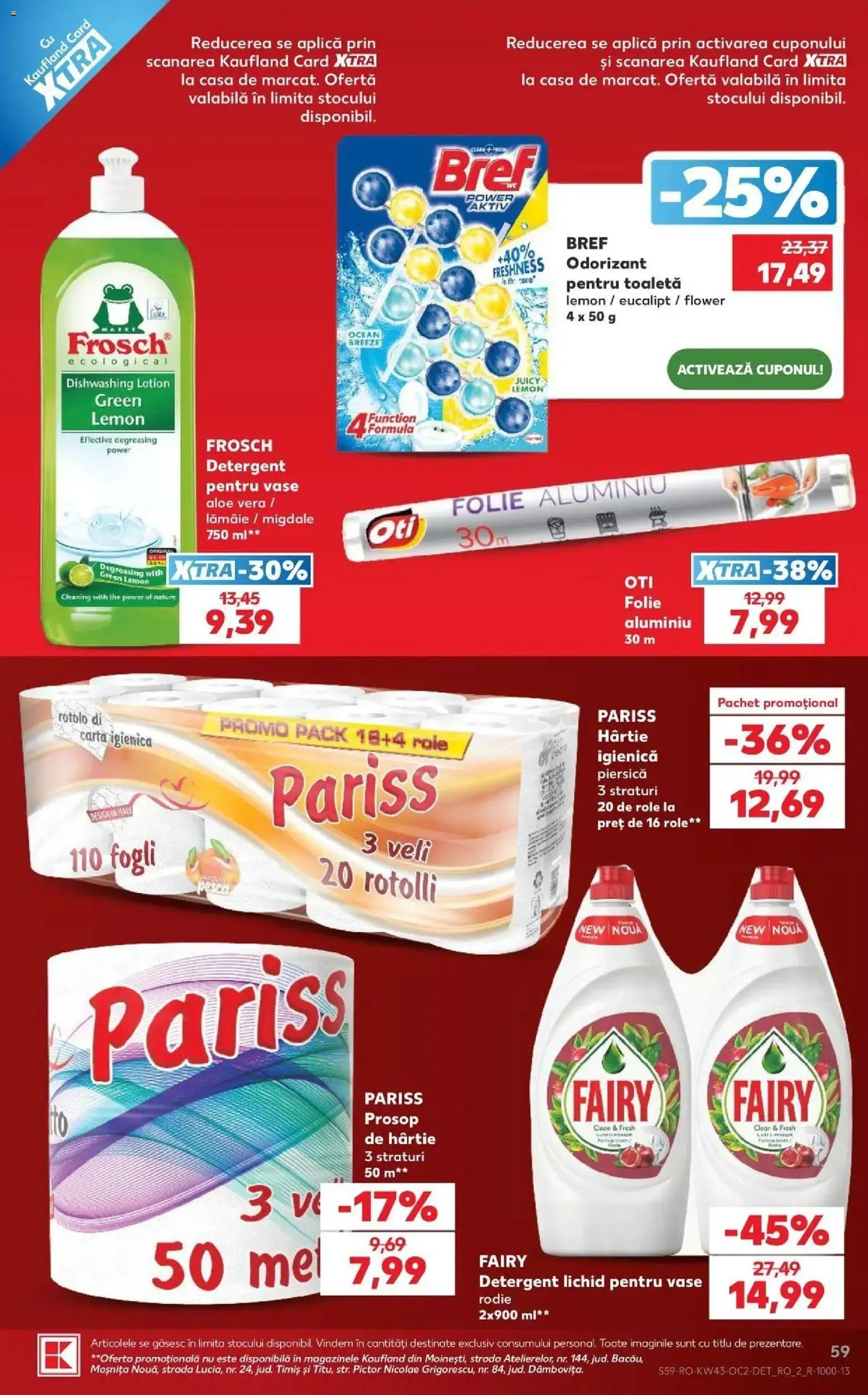 Kaufland Focșani 21.10.2026 - Revista si Oferta | Pagină: 59 | Produse: Piersică, Aplică, Vase, Role