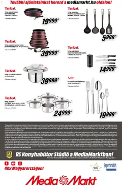 Media Markt akciós újság - amely érvényes a következő dátumtól: 03.06.2026 | Oldal: 16 | Termékek: Evőeszköz, Tefal, Késtartó, Konyhabútor
