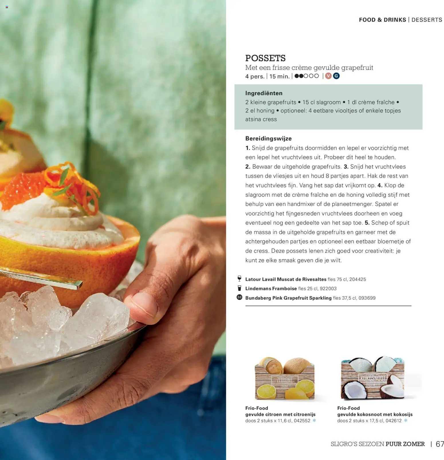 {H1} | Pagina: 67 | Producten: Citroen, Honing, Kokosnoot, Ingrediënten