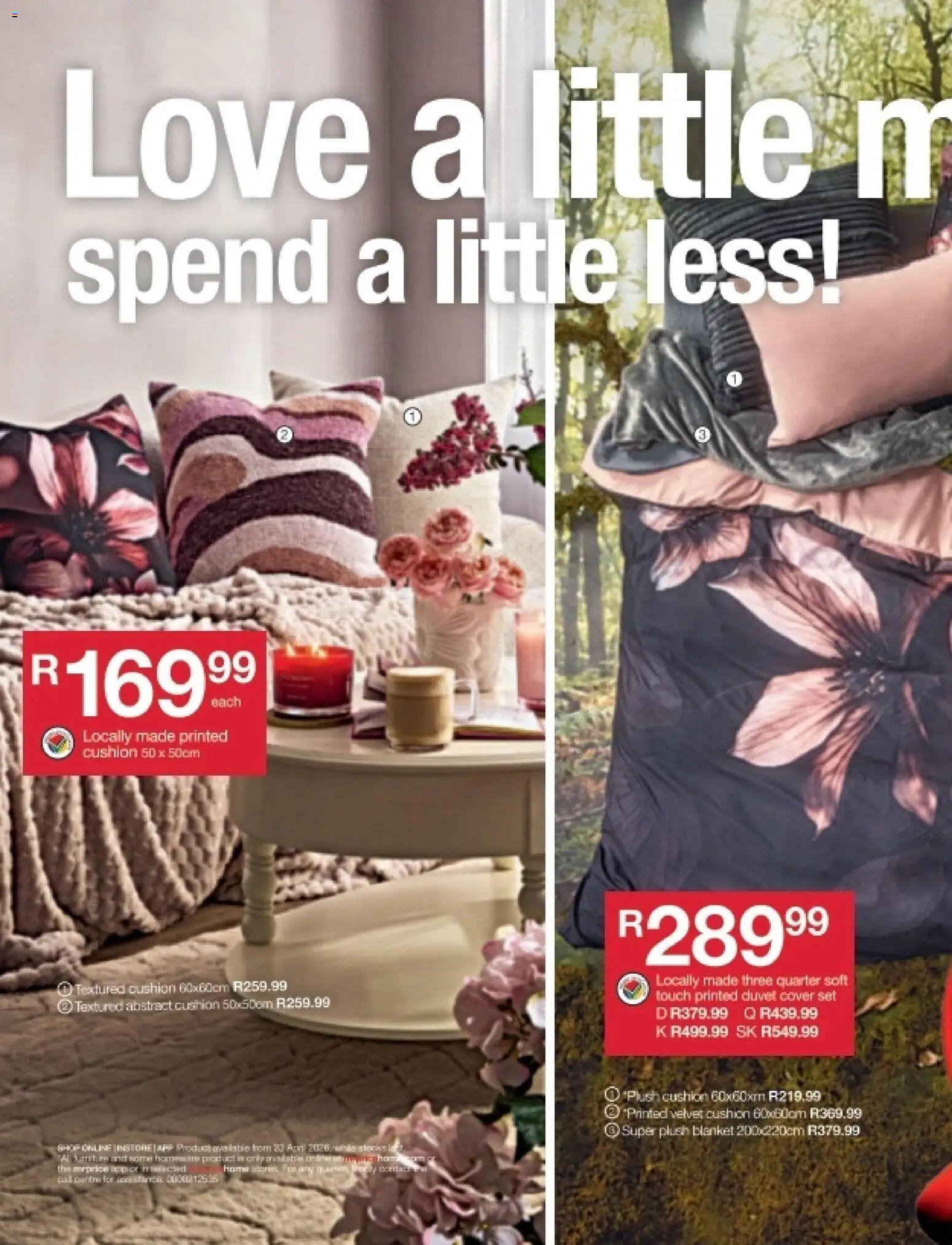 New MRP Home catalogue – valid from 23.04.2026 | Page: 14 | Products: Cover, Duvet, Cushion, Blanket
