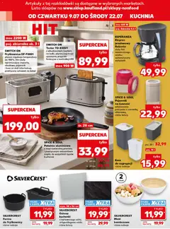 Náhled letáku Kaufland Polsko leták - Złap okazje od 09.07.2026 | Strana: 18 | Produkty: Kabel, Switch On, Karty, LED