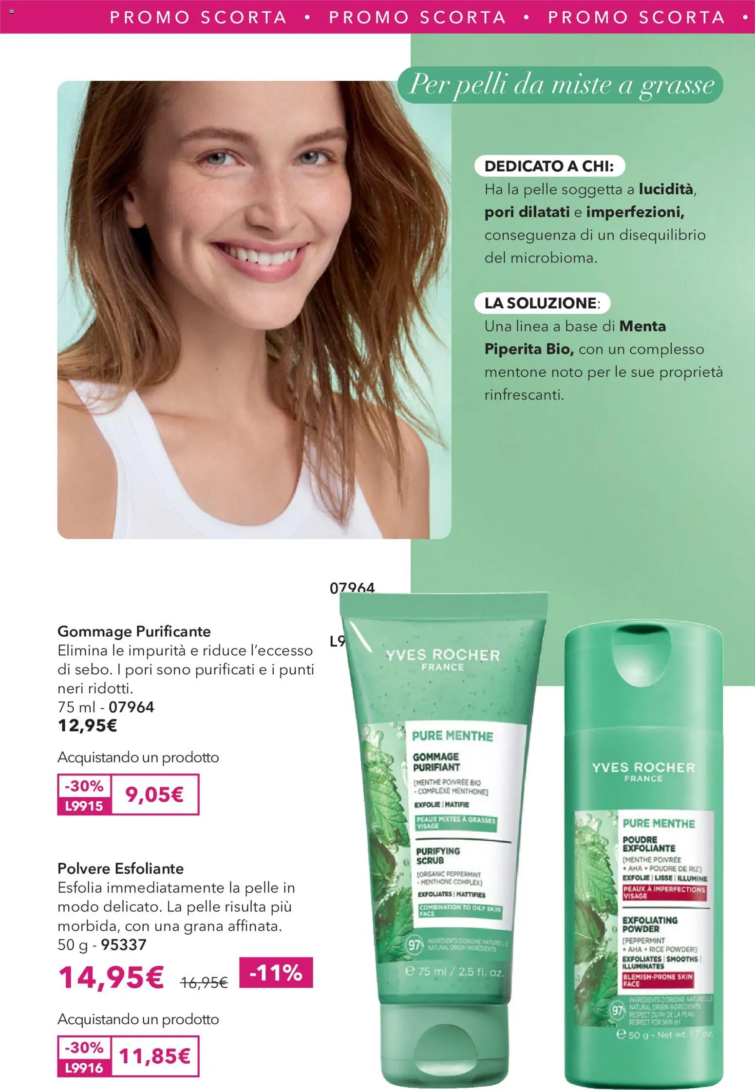 Volantino Yves Rocher del 31/08/2026 | Pagina: 26 | Prodotti: Scrub, Menta