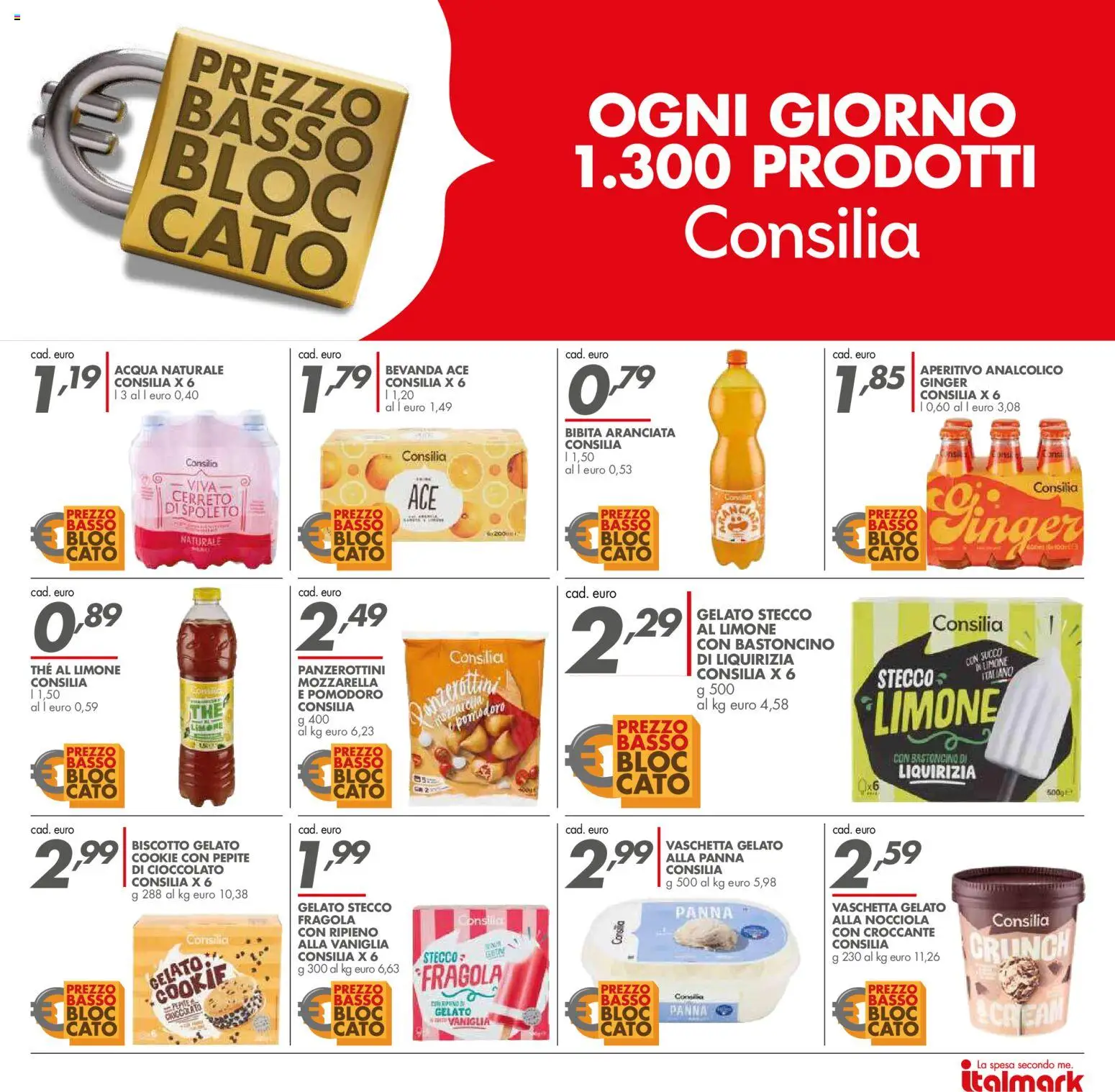 Volantino Italmark del 17.06.2026 | Pagina: 27 | Prodotti: Cioccolato, Gelato, Limone, Aperitivo