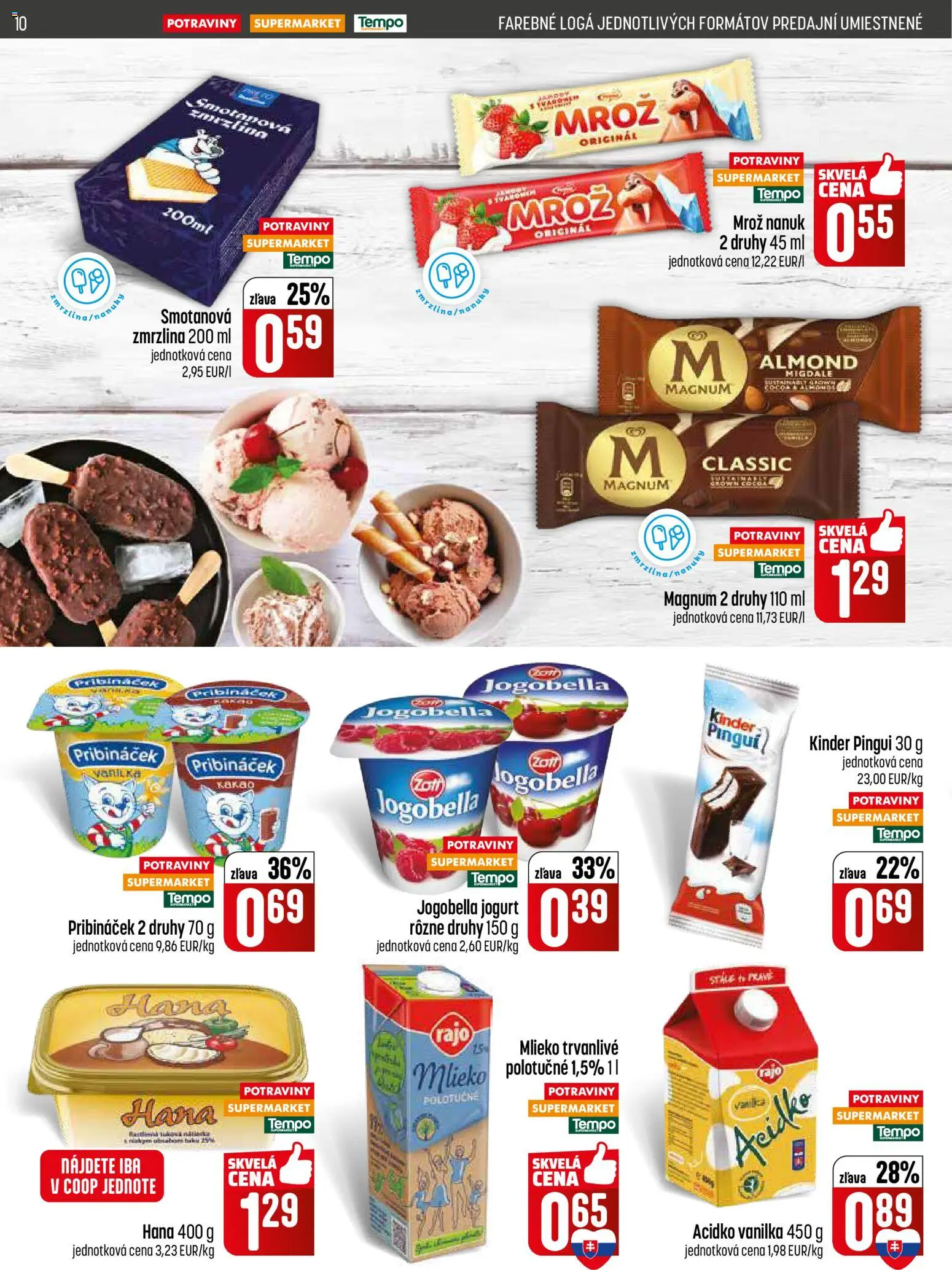 Nové COOP Jednota akcie – leták je platný od 04.06.2026 | Strana: 10