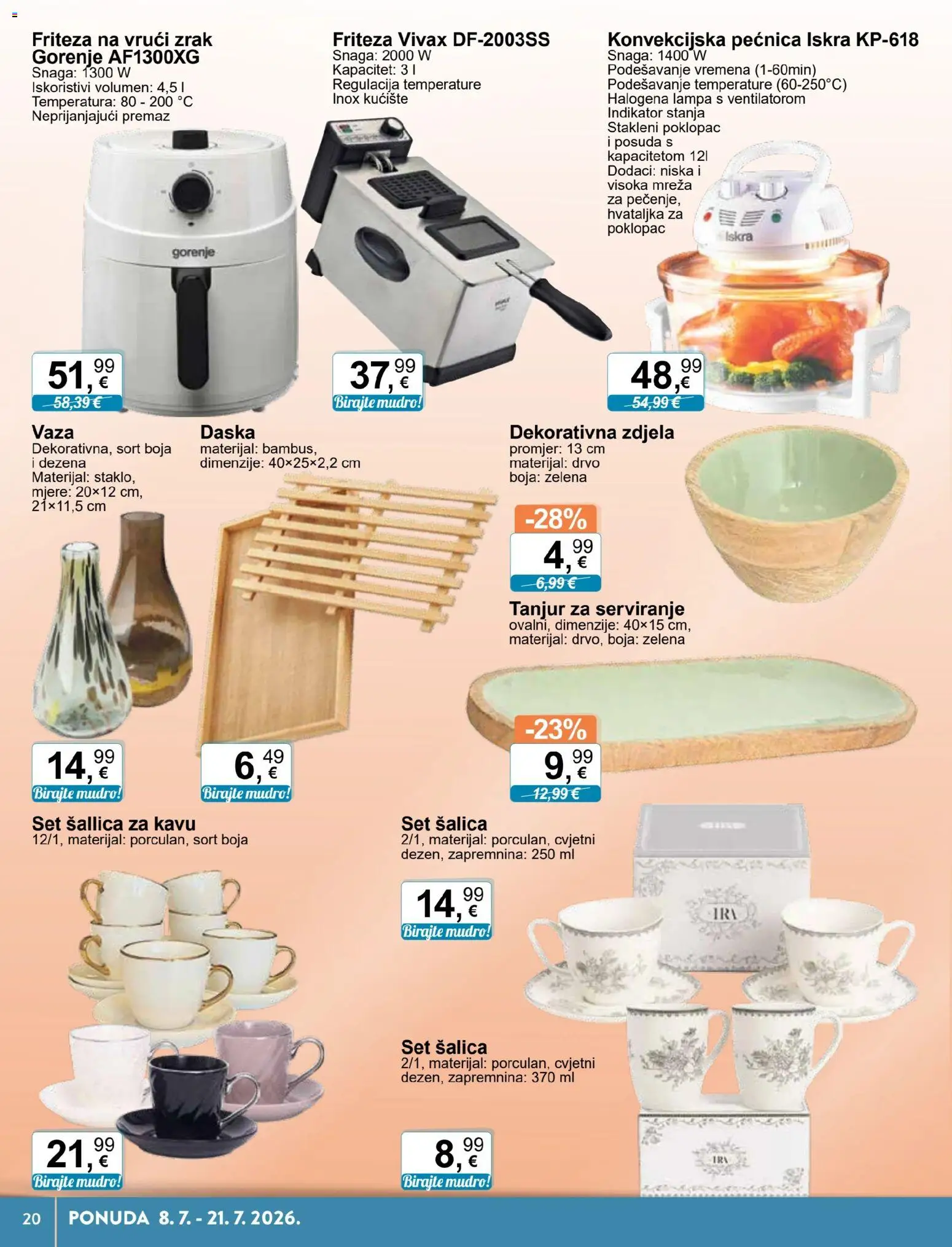 KTC katalog | vrijedi od 08.07.2026 | Stranica: 10 | Proizvodi: Vaza, Šalica, Zdjela, Pećnica