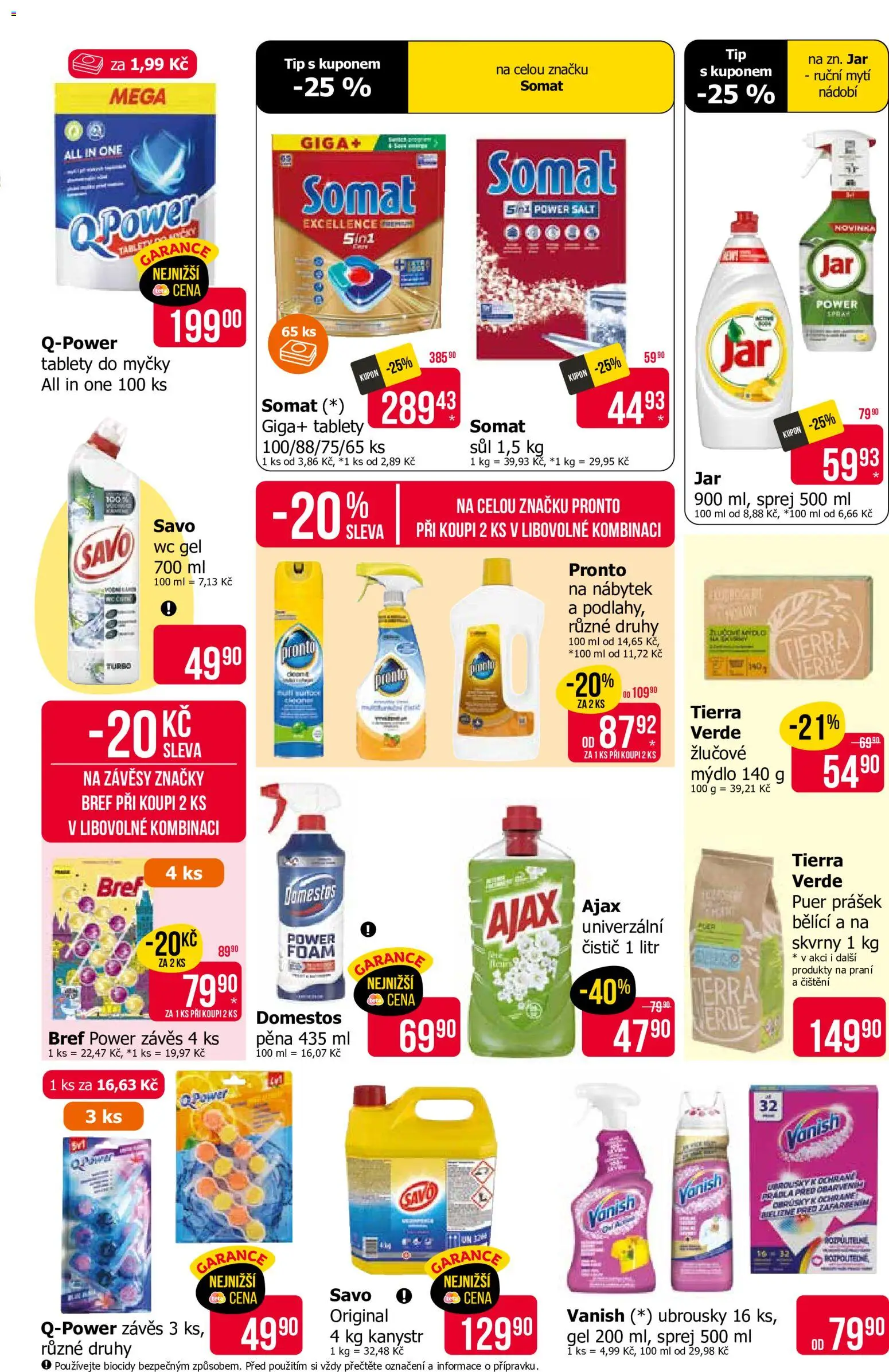 TETA Drogerie leták od 04.06.2026 | Strana: 14 | Produkty: Mýdlo, Tablety do myčky, Pronto, Domestos