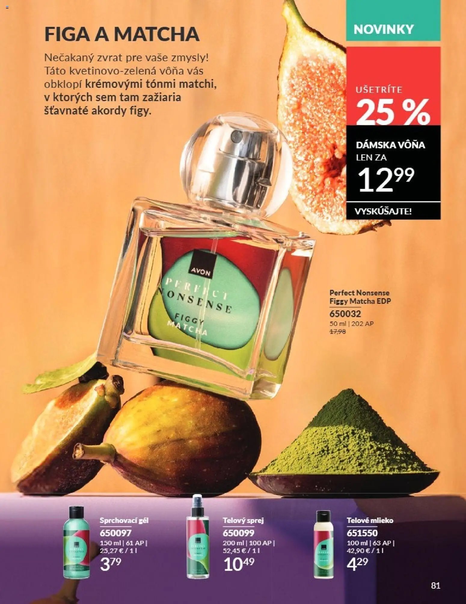 Nové Avon akcie – leták je platný od 01.08.2026 | Strana: 81 | Produkty: Mlieko, Telové mlieko, Matcha