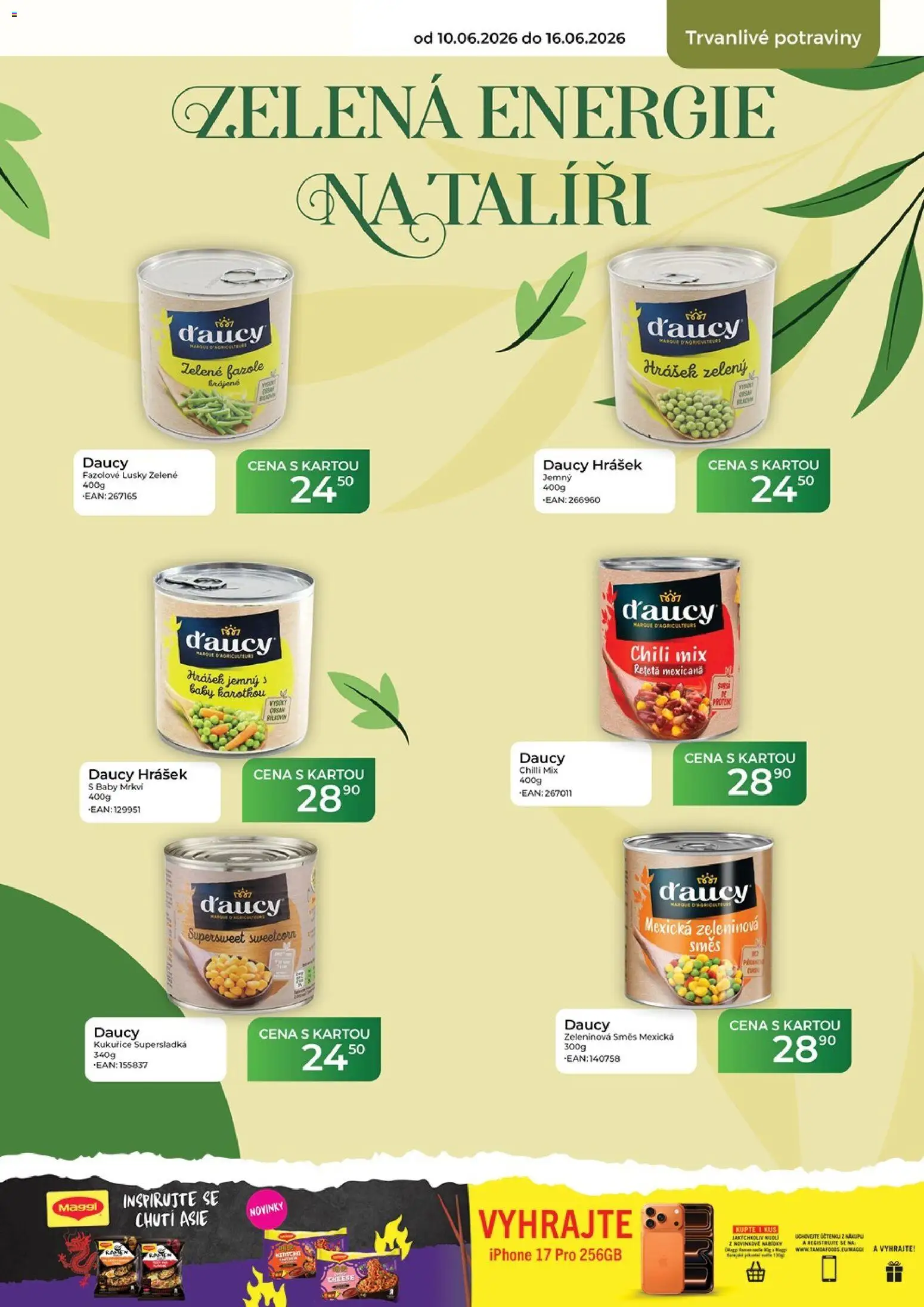 Tamda Foods leták od 10.06.2026 | Strana: 45 | Produkty: Fazolové lusky, Iphone, Potraviny, Fazole