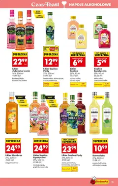 Pogląd oferty "Likier Żubrówka Iconic, 16%, 500 ml, Raspberry Mojito, Pornstar Shot, Cosmo" - ważna od 04.05.2026 | Strona: 37