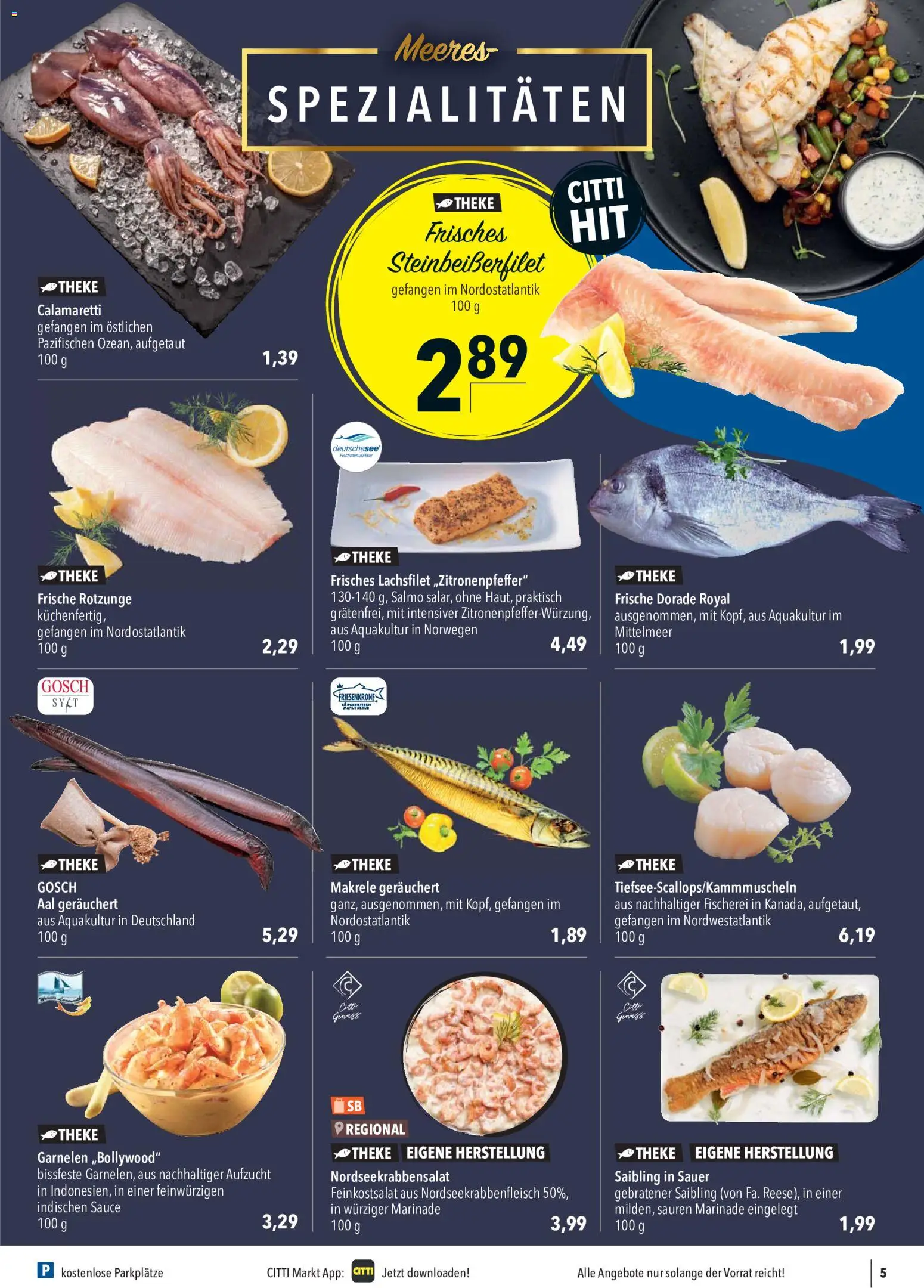 CITTI Markt Prospekt – gültig ab 20.05.2026 | Seite: 5 | Produkte: Dorade, Theke, Garnelen