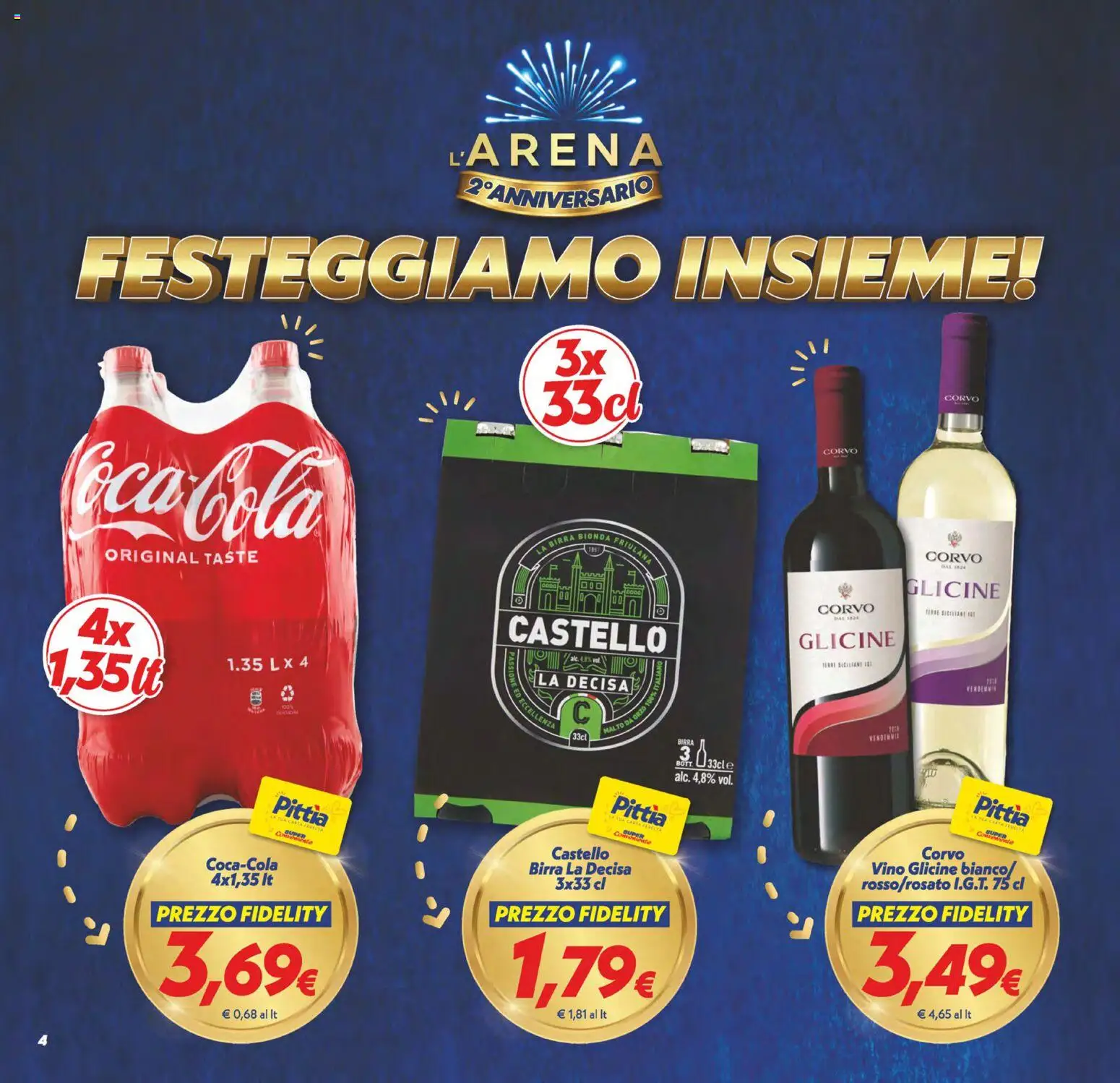 Volantino SuperConveniente del 23/10/2026 | Pagina: 4 | Prodotti: Birra, Vino