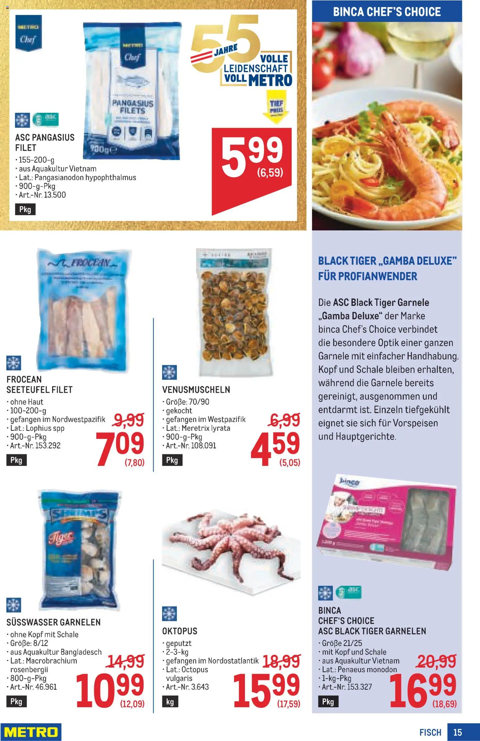 Metro angebote Profi gültig ab 29.10.2026 | Seite: 15 | Produkte: Fisch