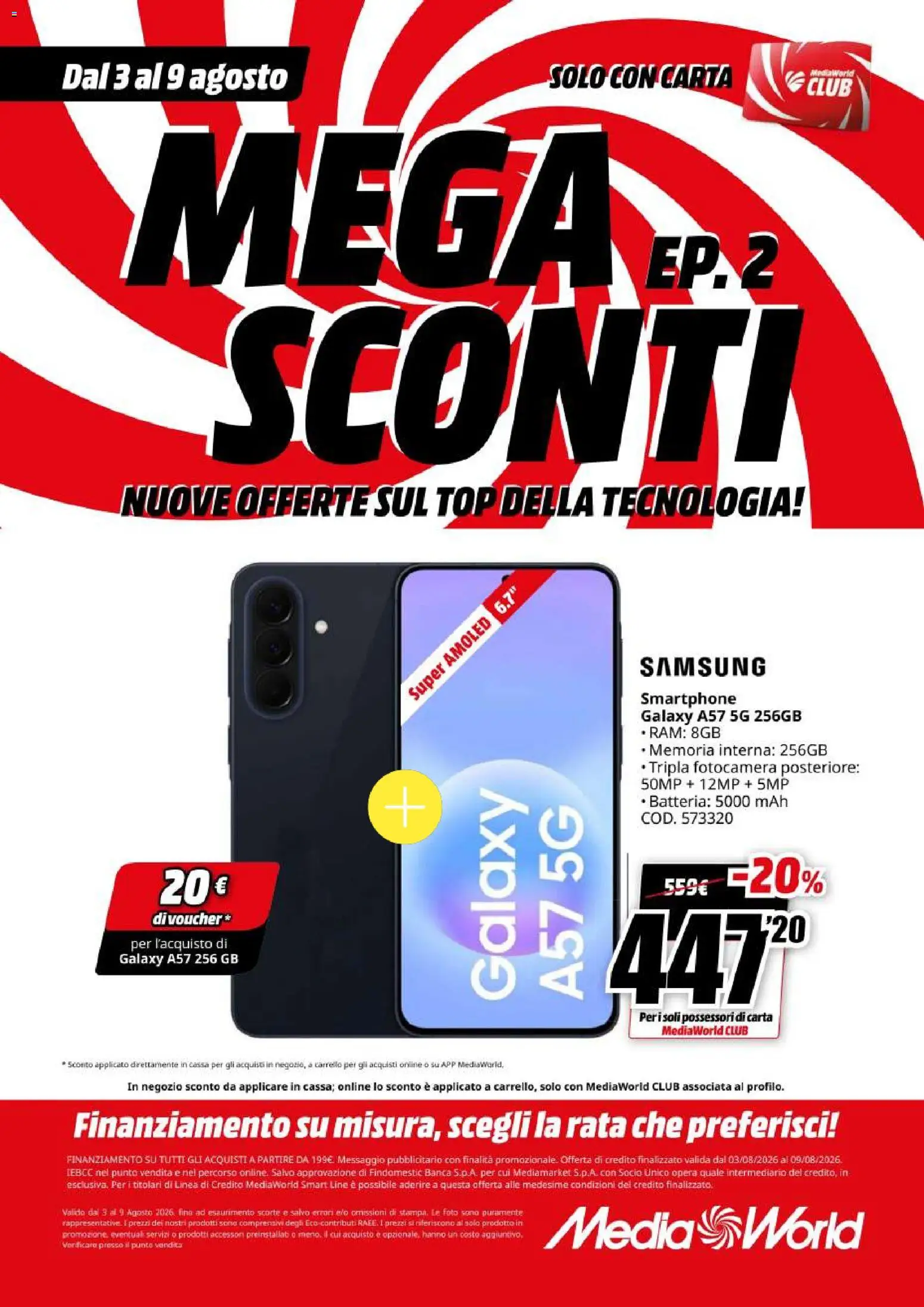 Volantino Media World del 03/08/2026 | Pagina: 7