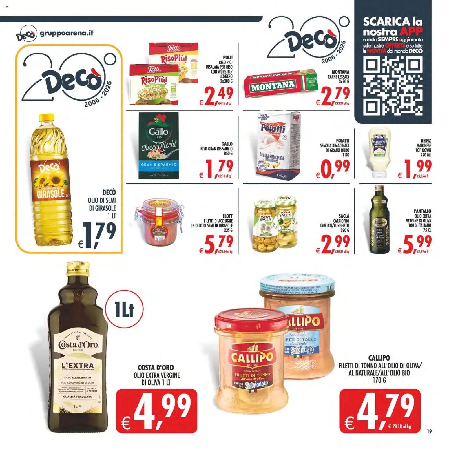 Volantino Decò del 01/09/2026 | Pagina: 22