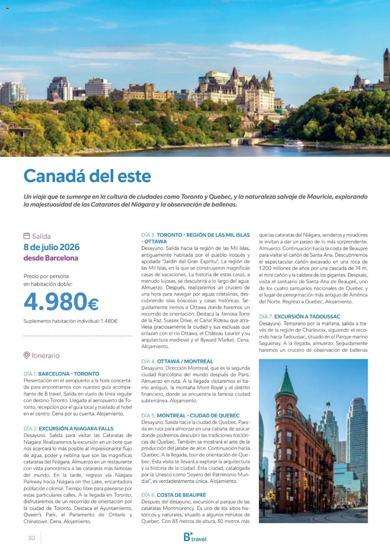 B the travel brand Viajeros Expertos Internacional 2026 │ válido desde el 03/10/2025 | Página: 30 | Productos: Té, Azúcar, Jarabe