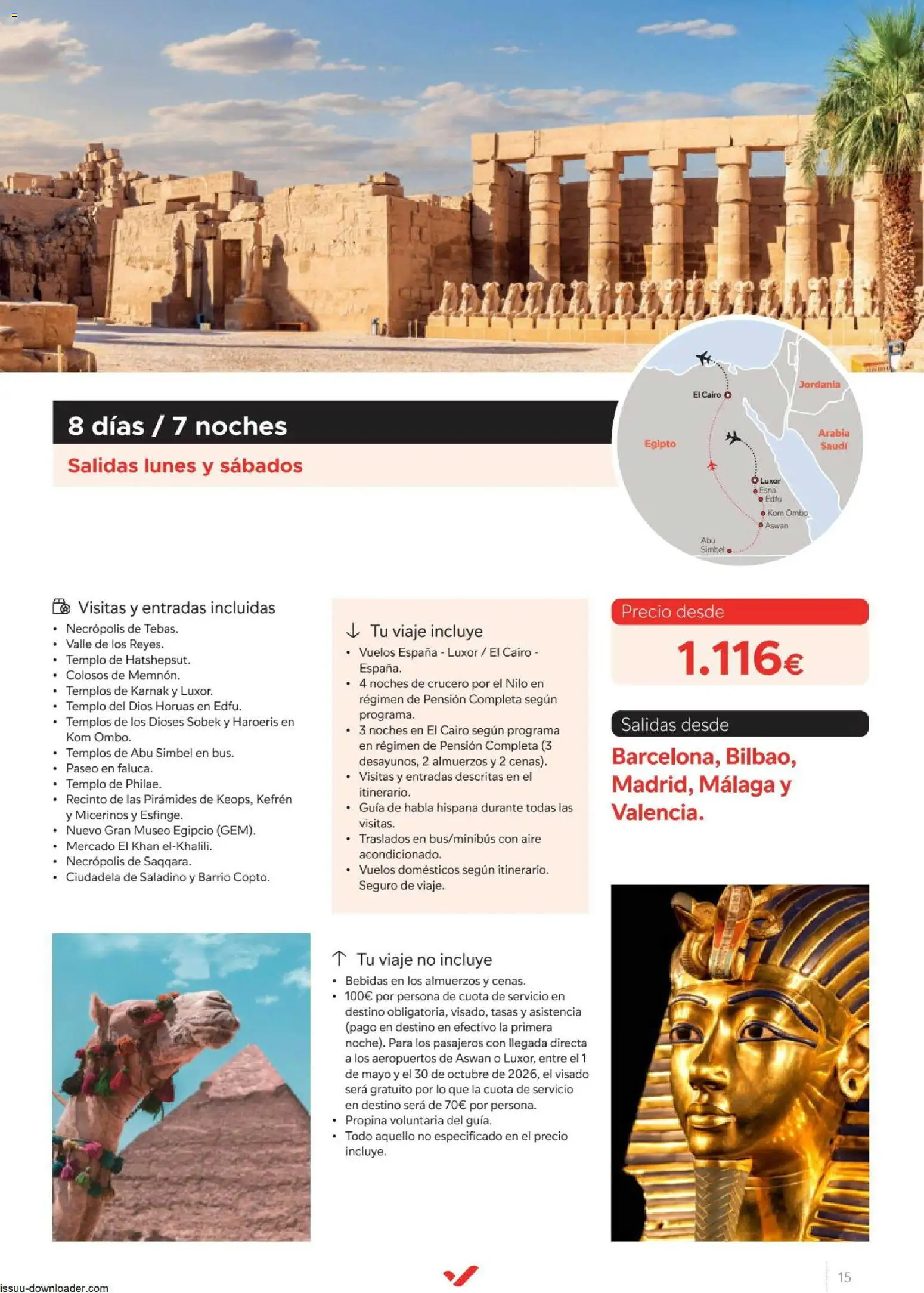 Halcón Viajes Egípto │ válido desde el 06/07/2026 | Página: 15