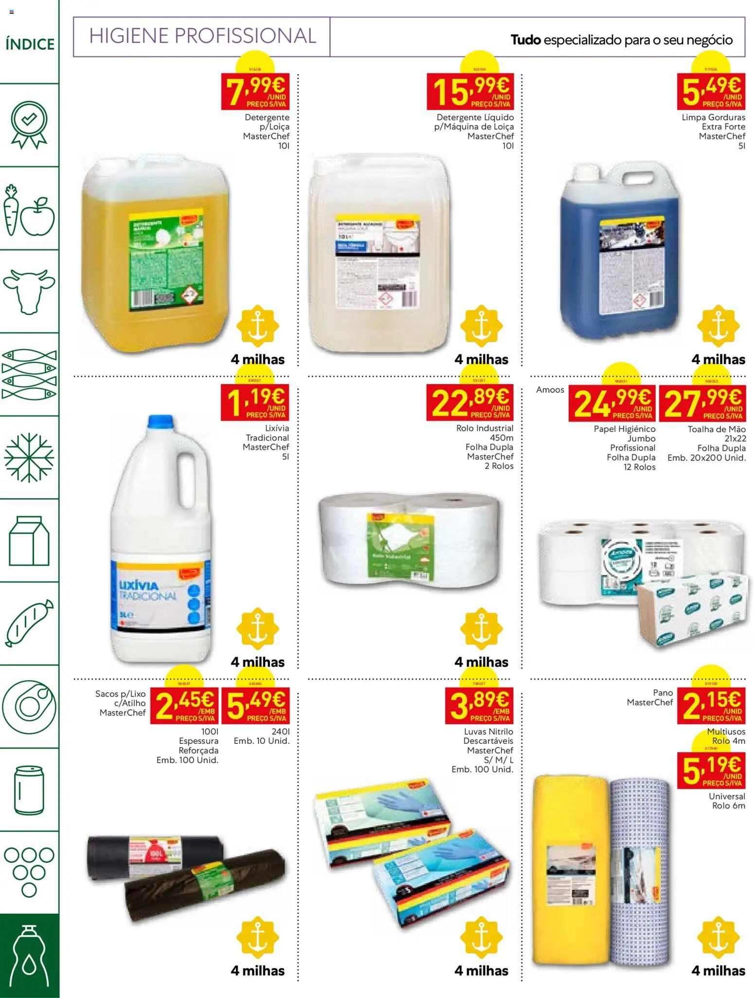 Recheio folheto Horeca │ válido de 13/10/2026 | Página: 28 | Produtos: Luvas, Papel higiénico, Detergente, Líquido limpa