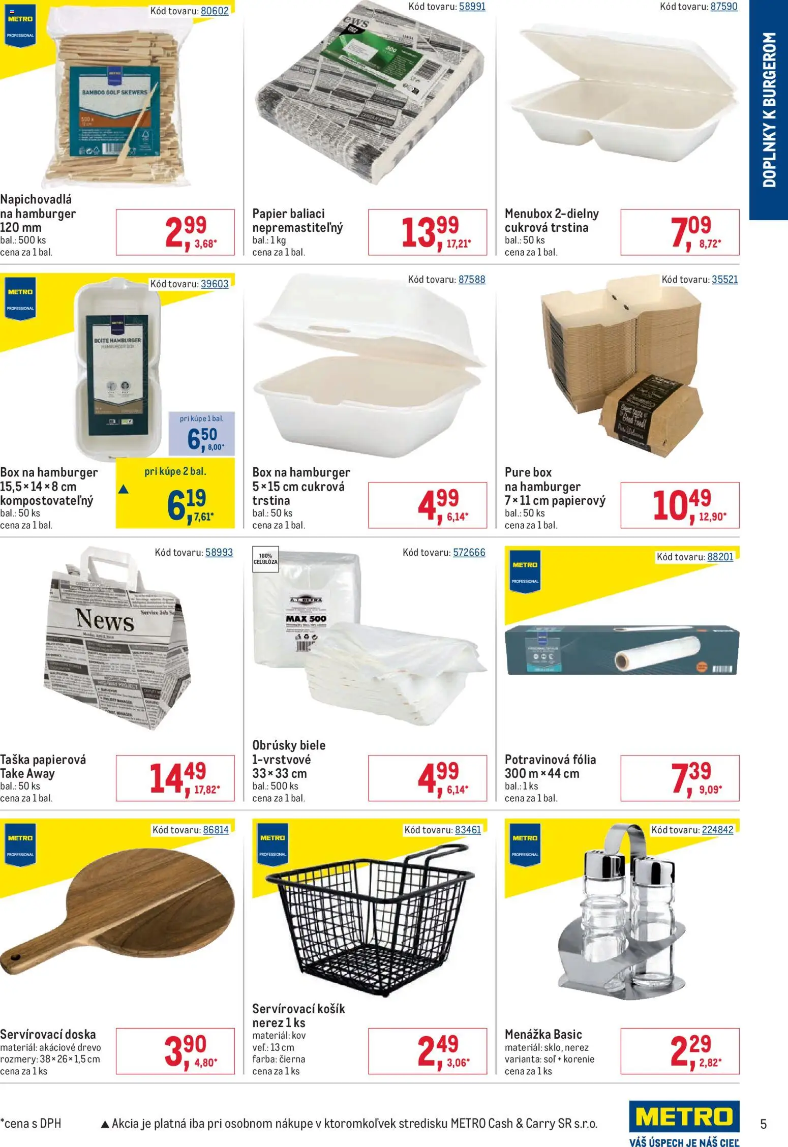Nové Metro akcie – leták je platný od 01.06.2026 | Strana: 5 | Produkty: Korenie, Soľ