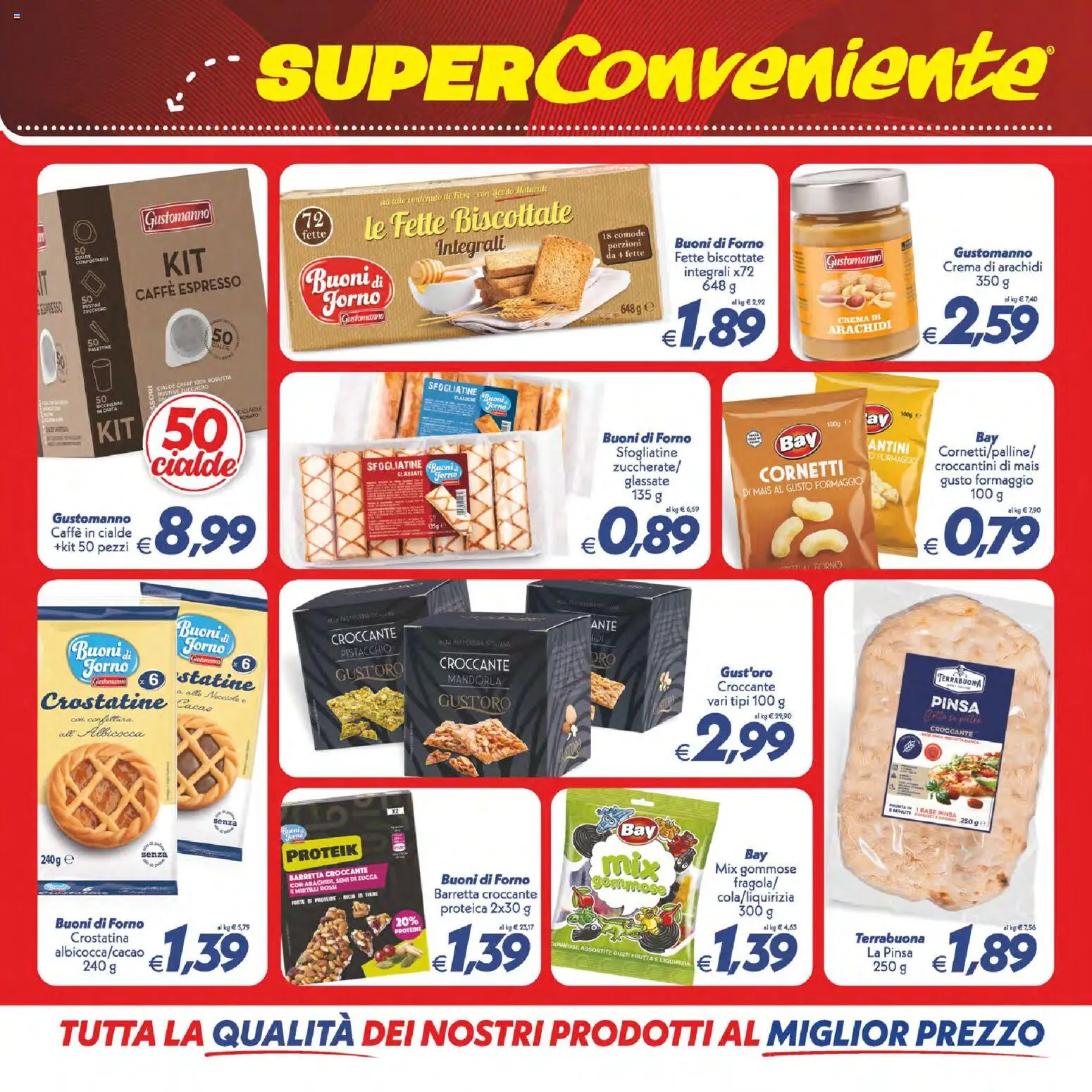 Volantino SuperConveniente del 14/07/2026 | Pagina: 10 | Prodotti: Crostatine, Nocciole, Mirtilli, Arachidi