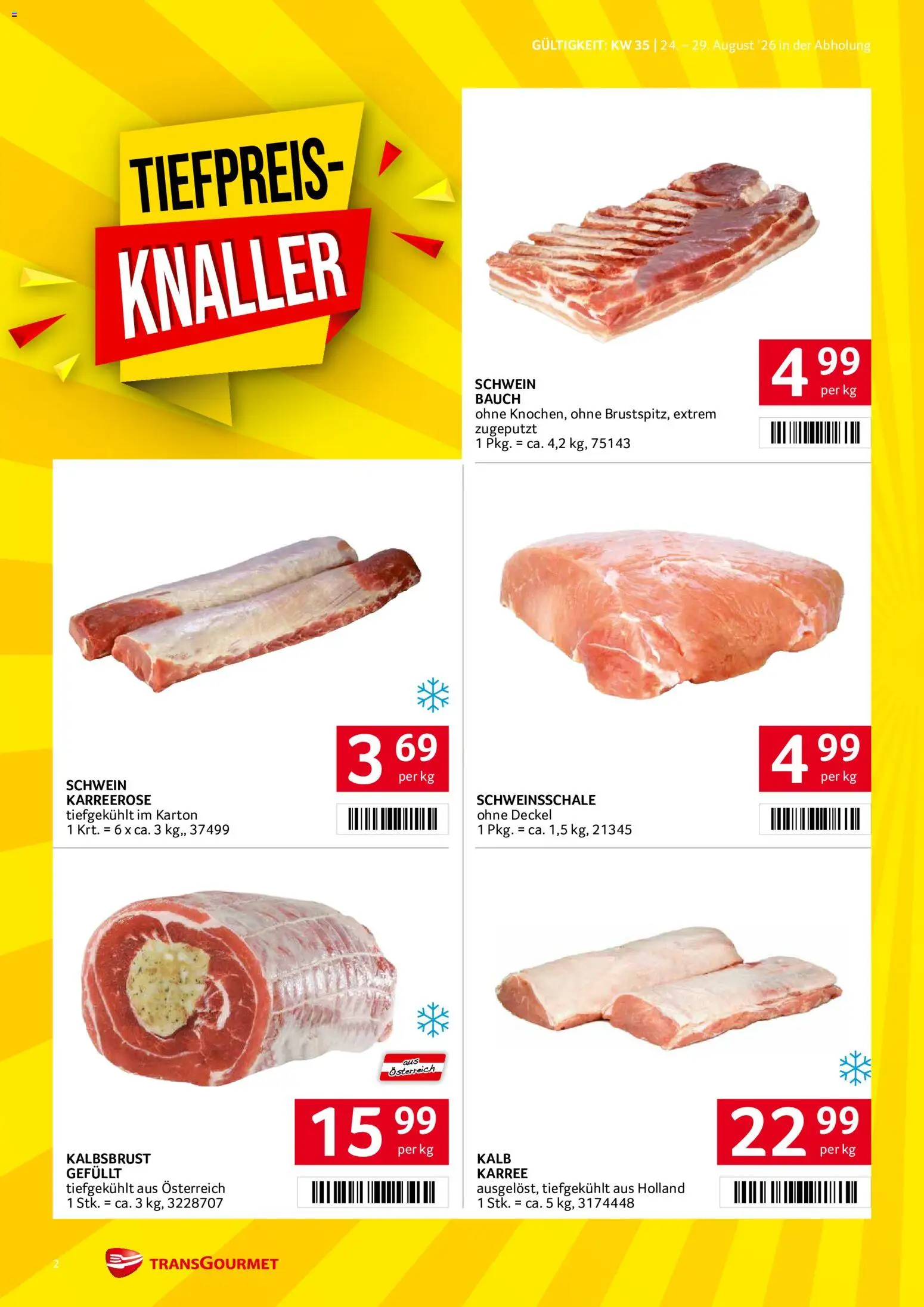 Transgourmet Flugblatt gültig ab 24.08.2026 | Seite: 2
