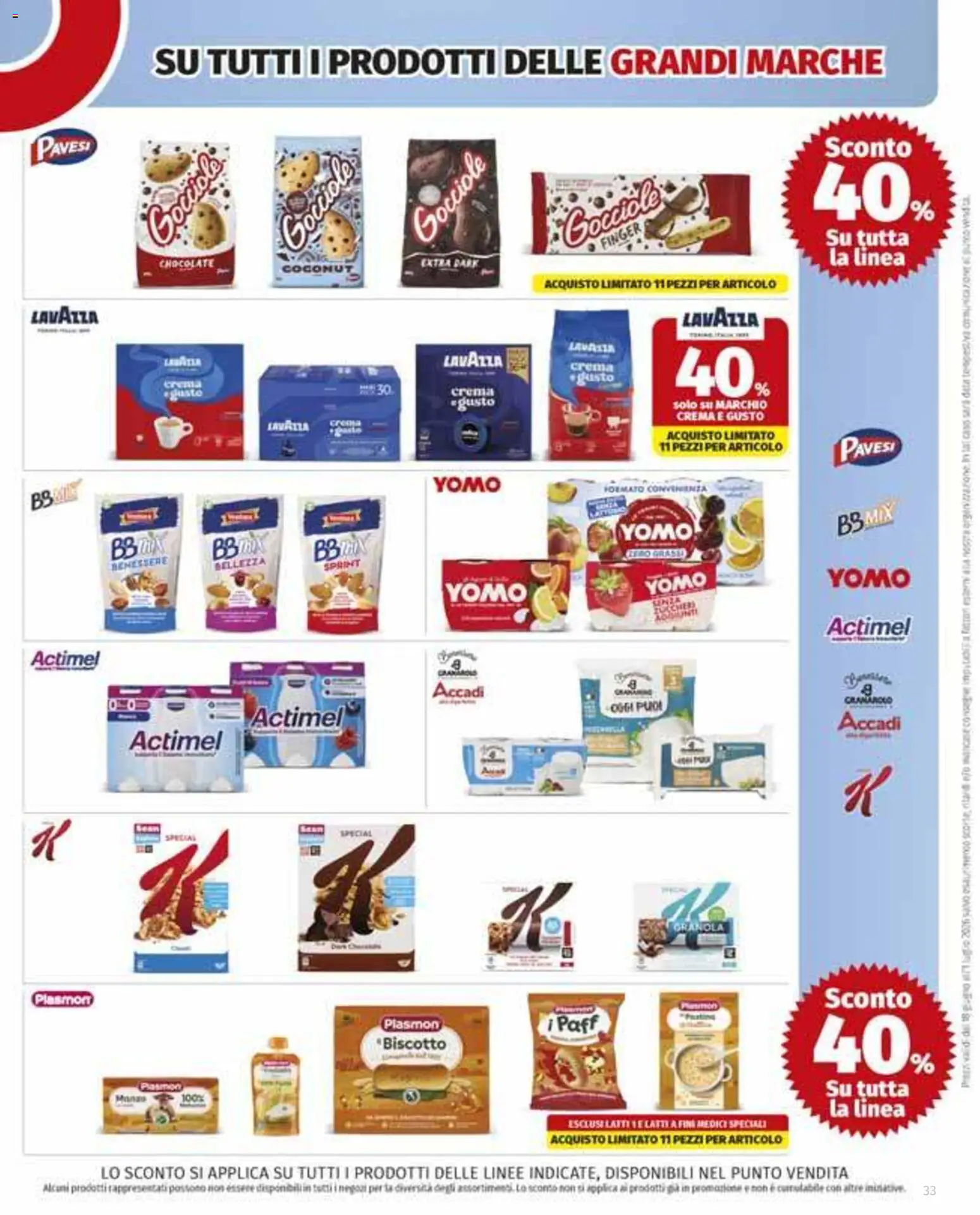 Volantino COOP del 11.06.2026 | Pagina: 33 | Prodotti: Crema, Lavazza