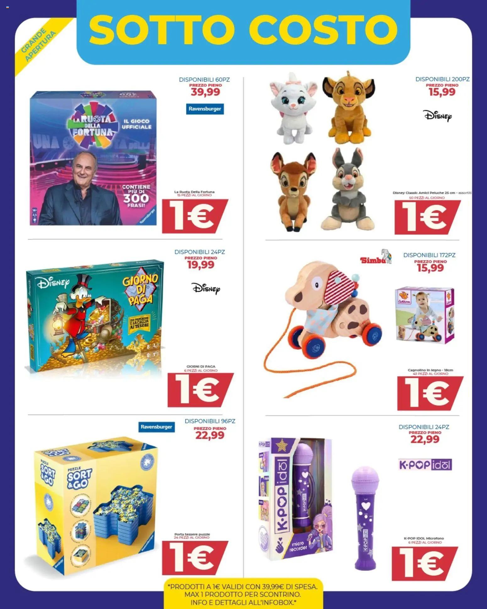 Volantino Toys Center del 30/07/2026 | Pagina: 3 | Prodotti: Peluche, Gioco, Microfono
