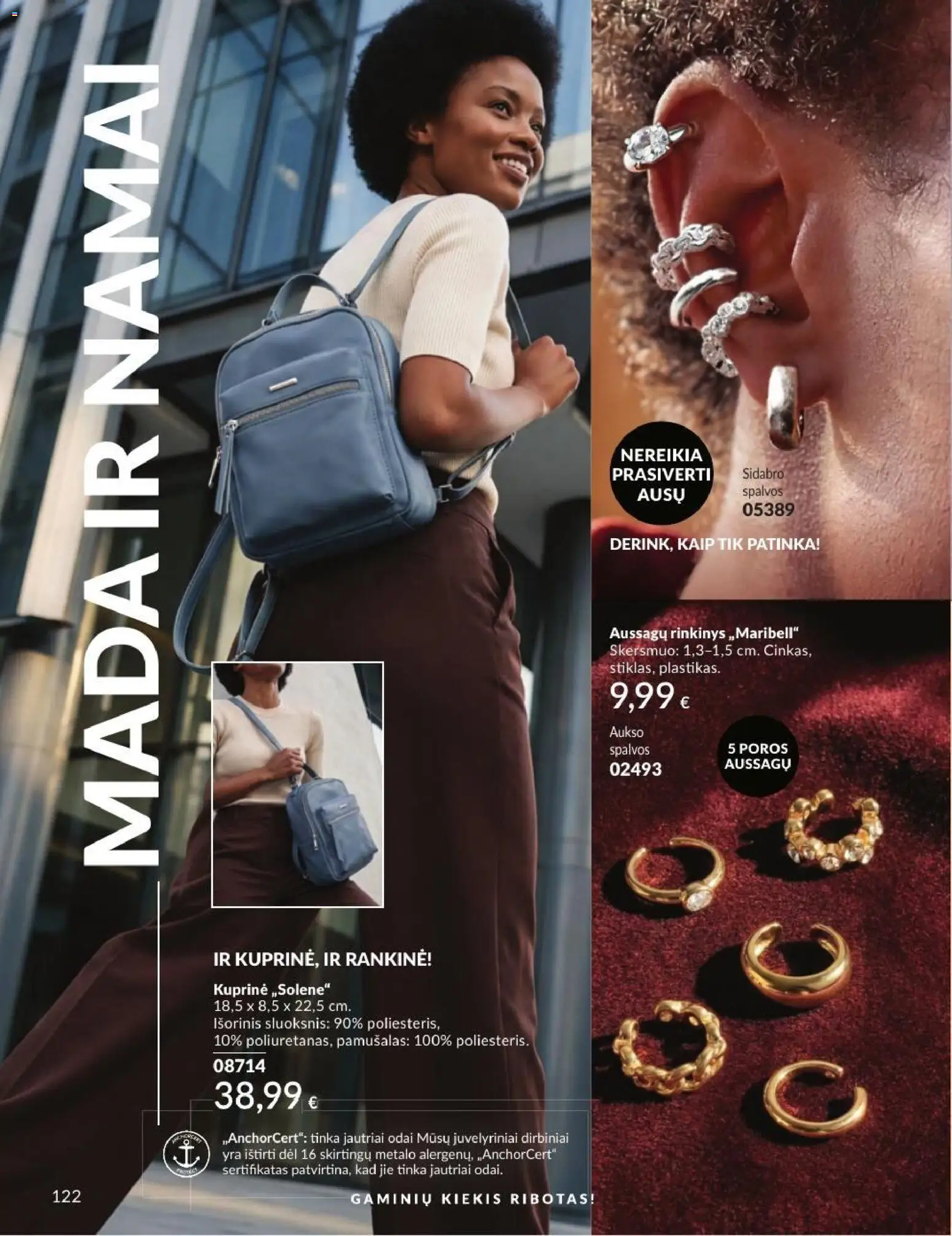 AVON akcijos nuo 2026.08.01 | Puslapis: 122 | Prekių: Rankinė, Kuprinė