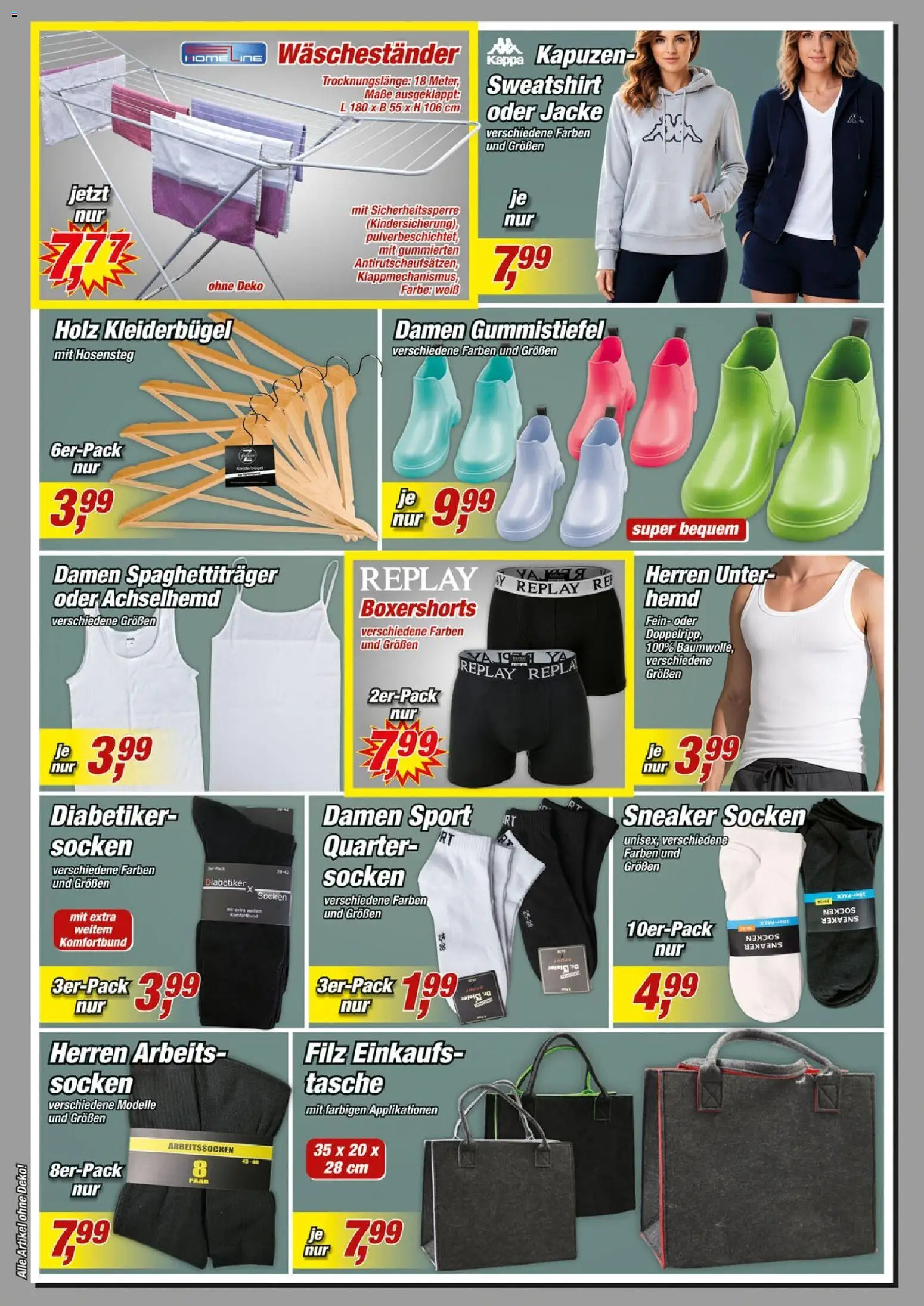 Posten Börse Prospekt – gültig ab 29.08.2026 | Seite: 4 | Produkte: Sweatshirt, Kleiderbügel, Socken, Waschestander