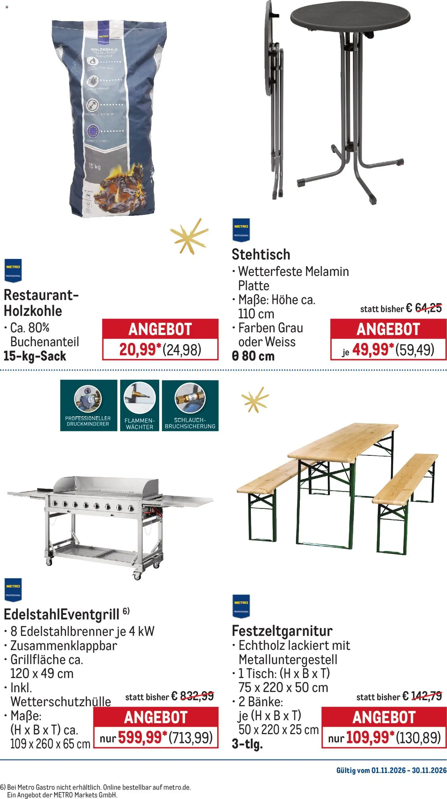 Metro Monats-Menü – gültig ab 01.11.2026 | Seite: 39 | Produkte: Tisch