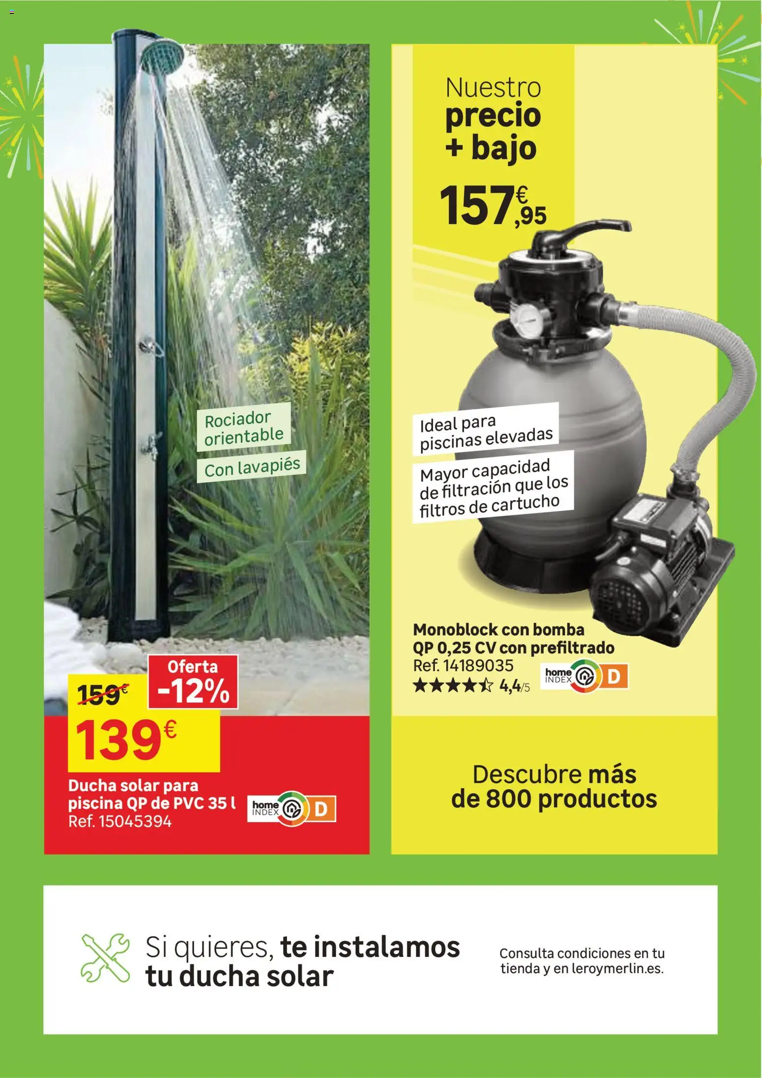 Leroy Merlin catálogo │ válido desde el 23/06/2026 | Página: 27 | Productos: Té, Ducha