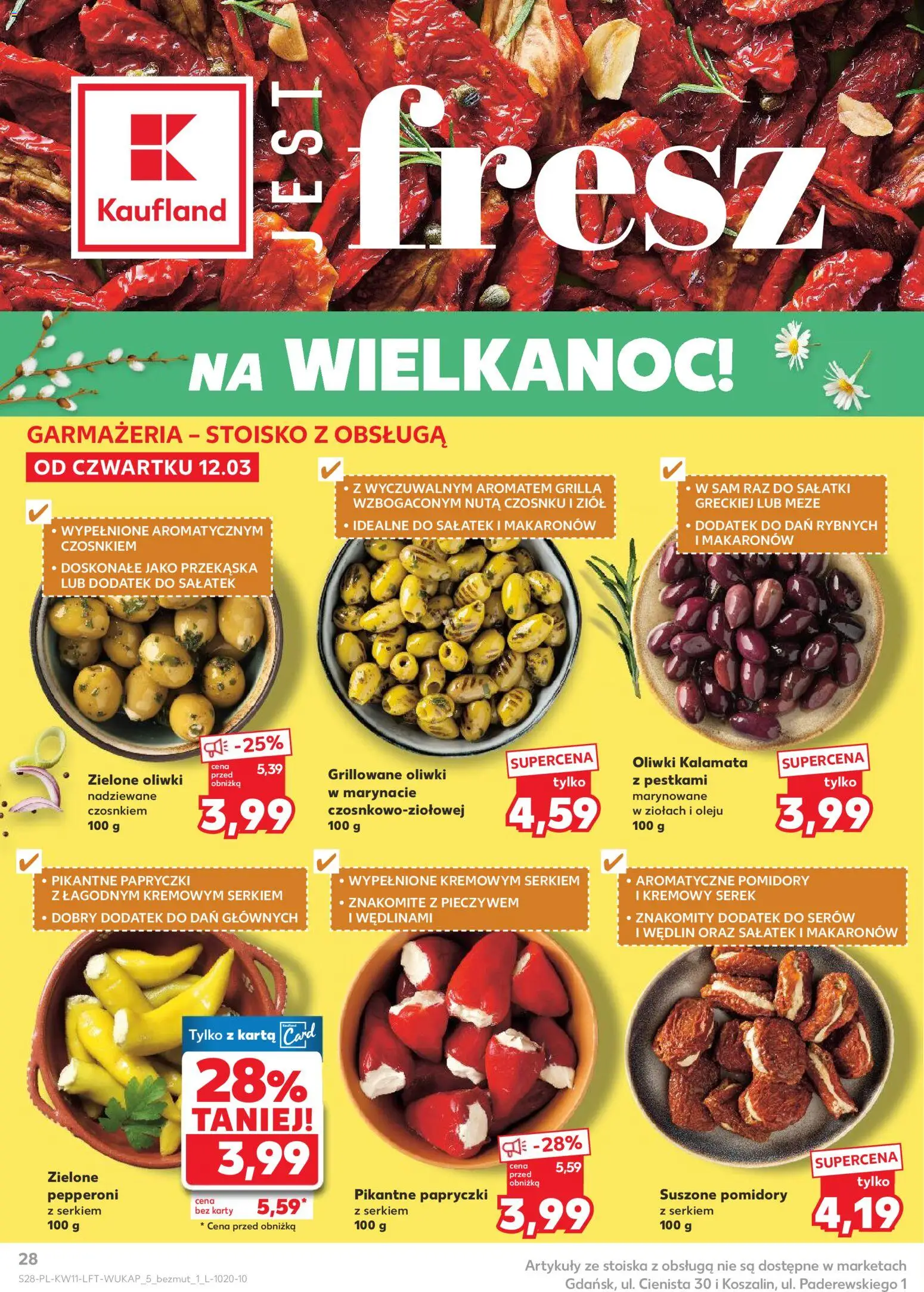 Kaufland Polsko leták od 12.03.2026 | Strana: 28 | Produkty: Karty