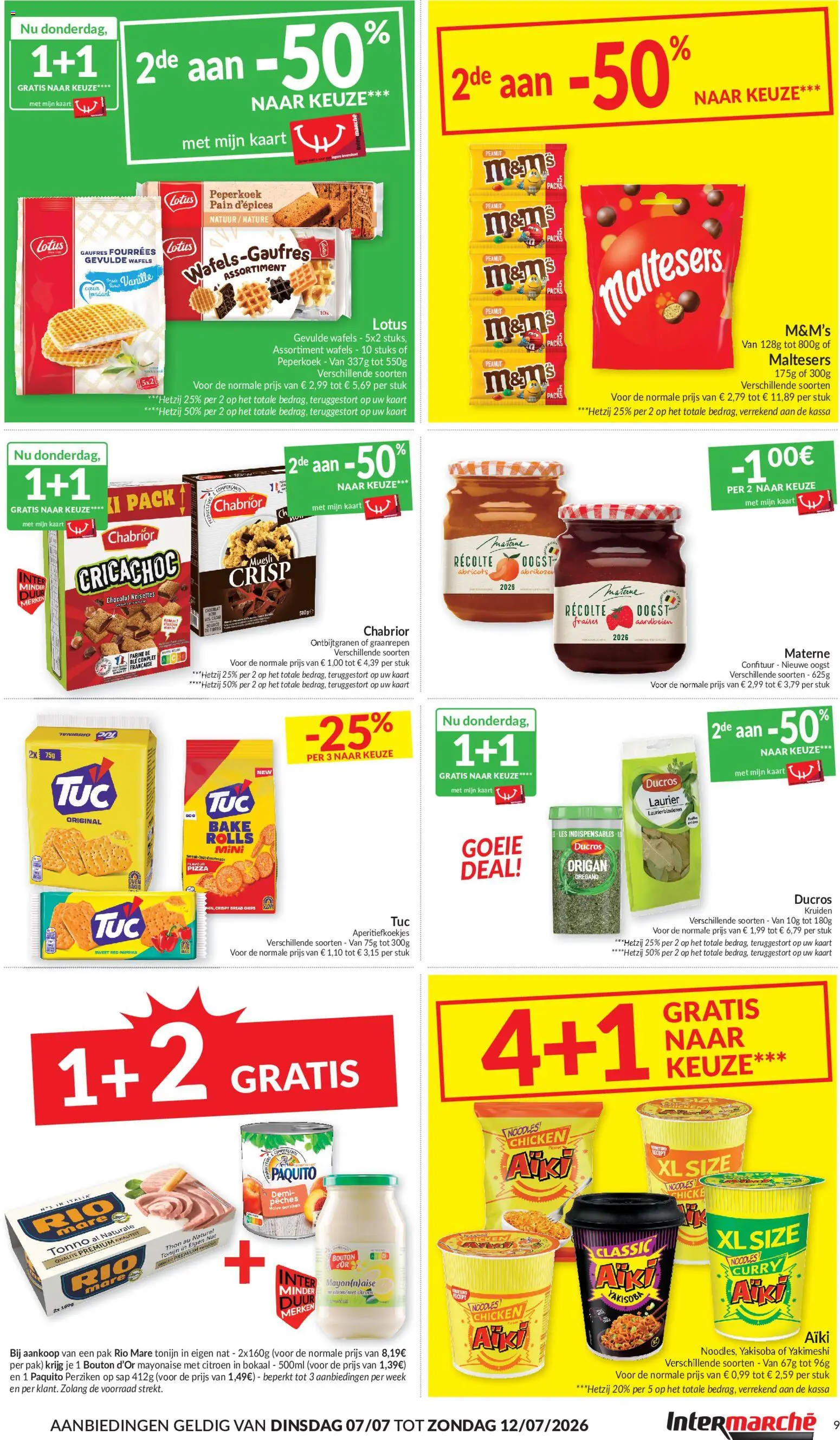 {H1} | Pagina: 9 | Producten: Aardbeien, Chips, Muesli, Citroen
