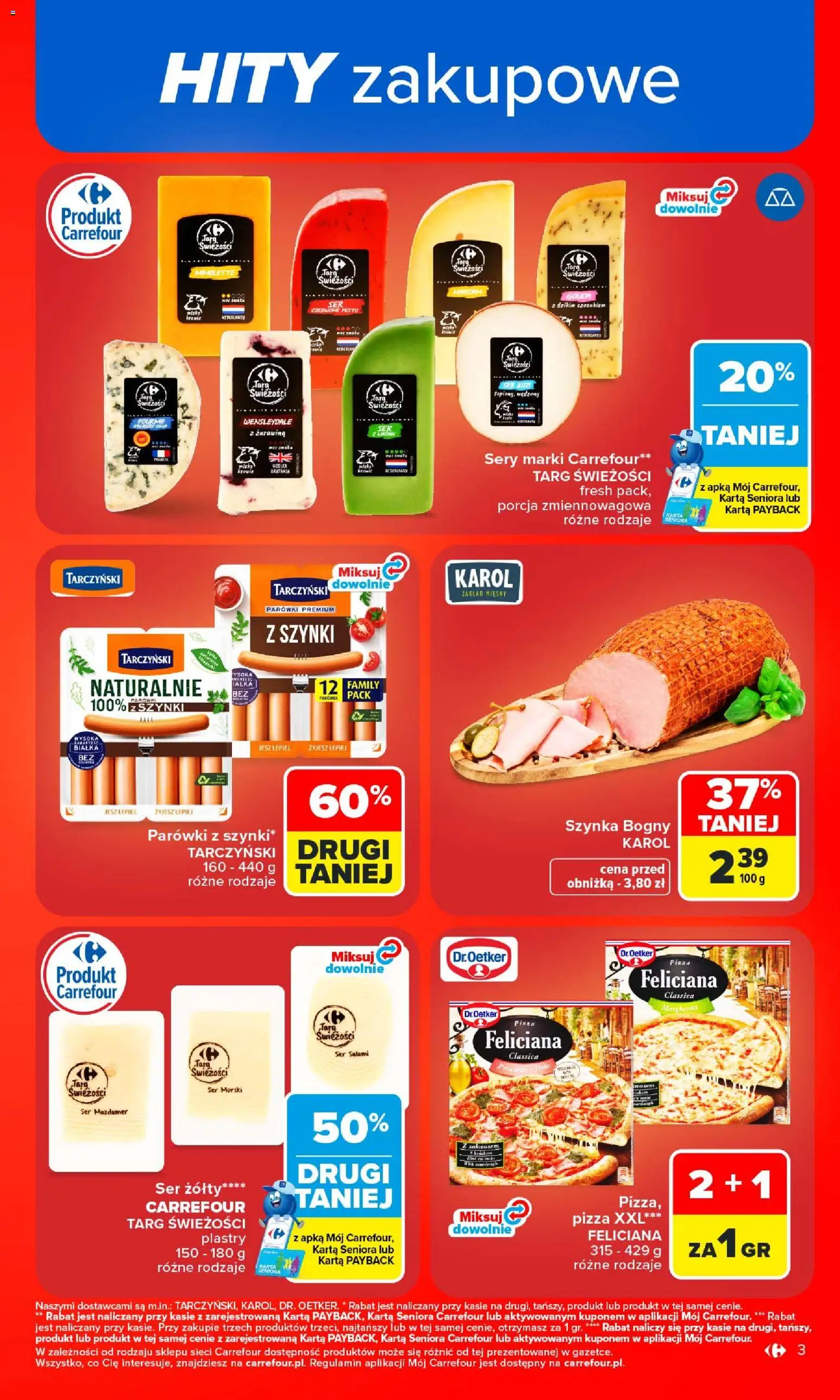 Carrefour gazetka od 14.09.2026 | Strona: 5 | Produkty: Parówki, Pesto, Żurawina, Salami