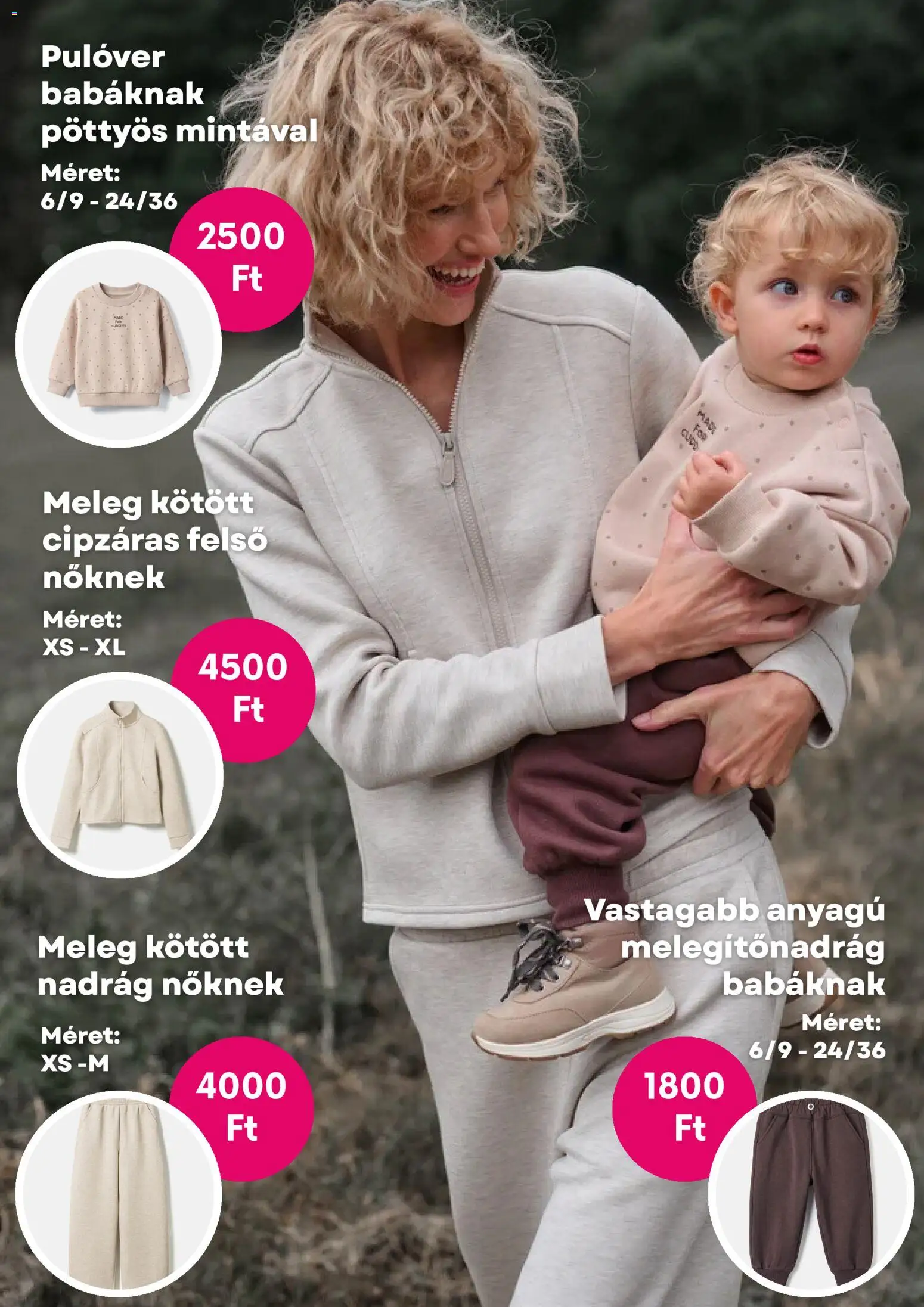 Pepco akciós ujság - amely érvényes a következő dátumtól: 2026.10.22. | Oldal: 2 | Termékek: Melegítőnadrág, Pöttyös, Felső, Nadrág